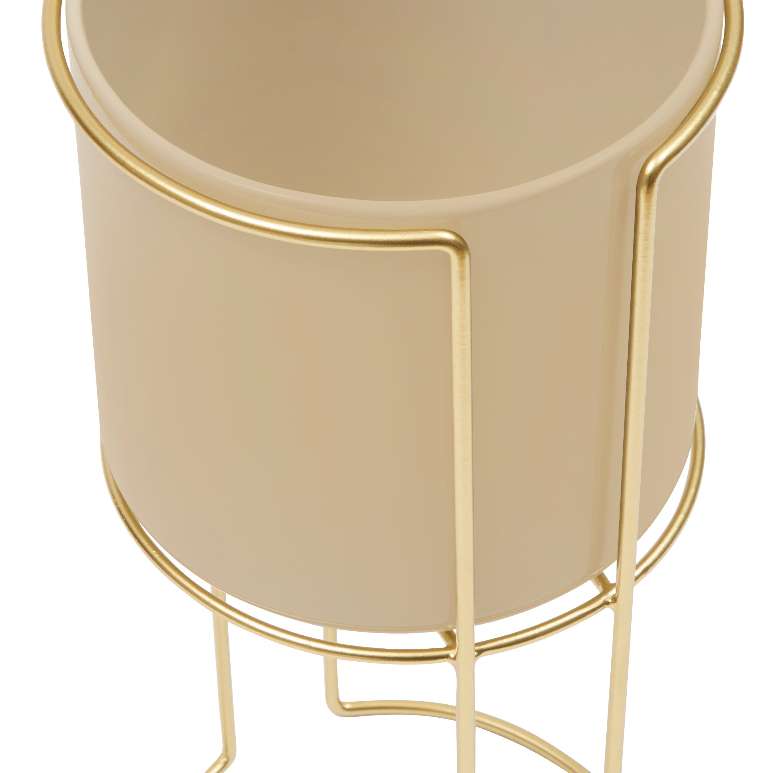 Setx2 ghiveci acoperit metal cu flori zigy H55 cm - Atmosphera