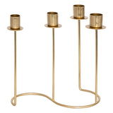 Decor pentru casa, sfesnic metal aur margy H20 cm - Atmosphera