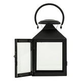 Felinar metal negru winy H17 cm cutie - Atmosphera