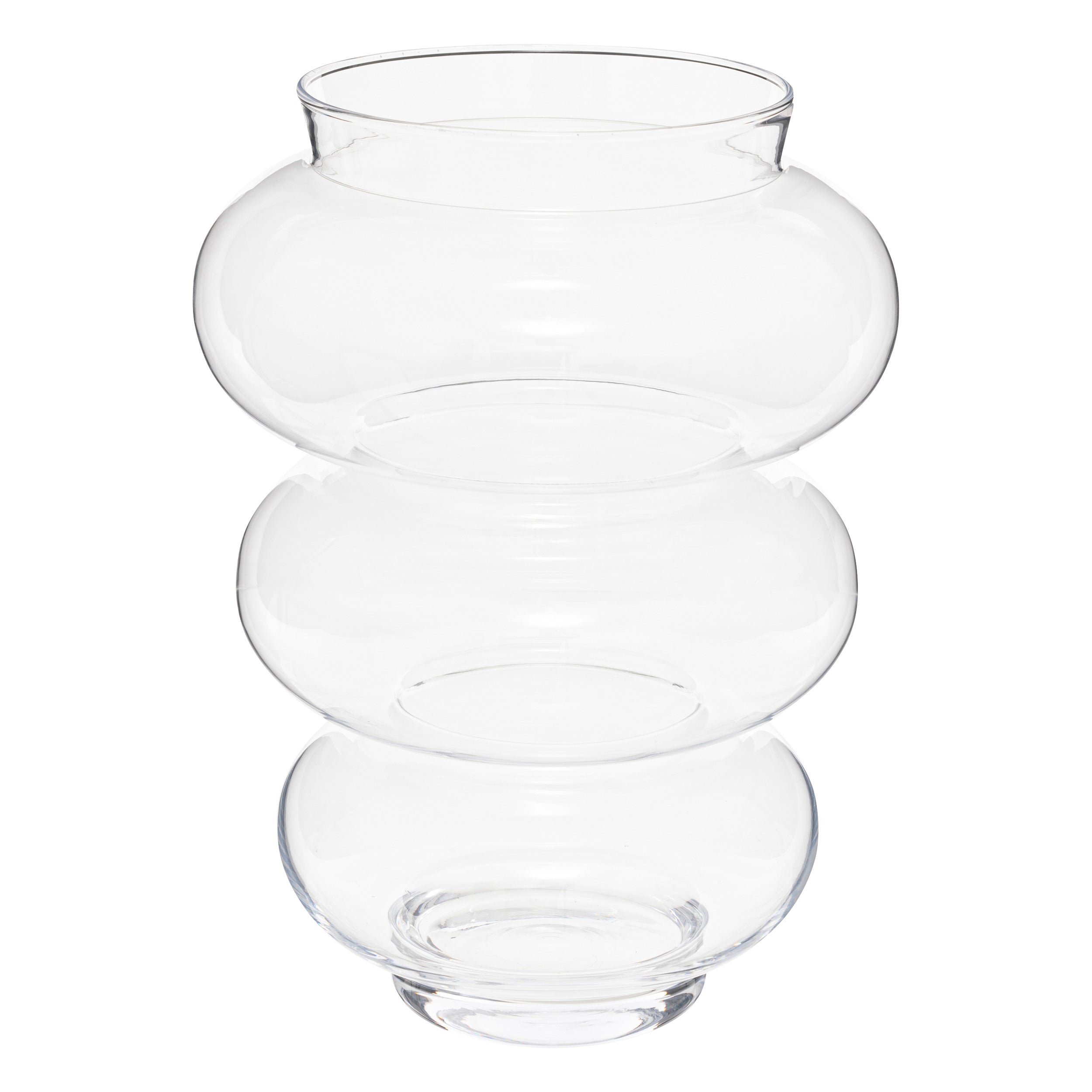 Vaza dubla verde matali H36 cm - Atmosphera