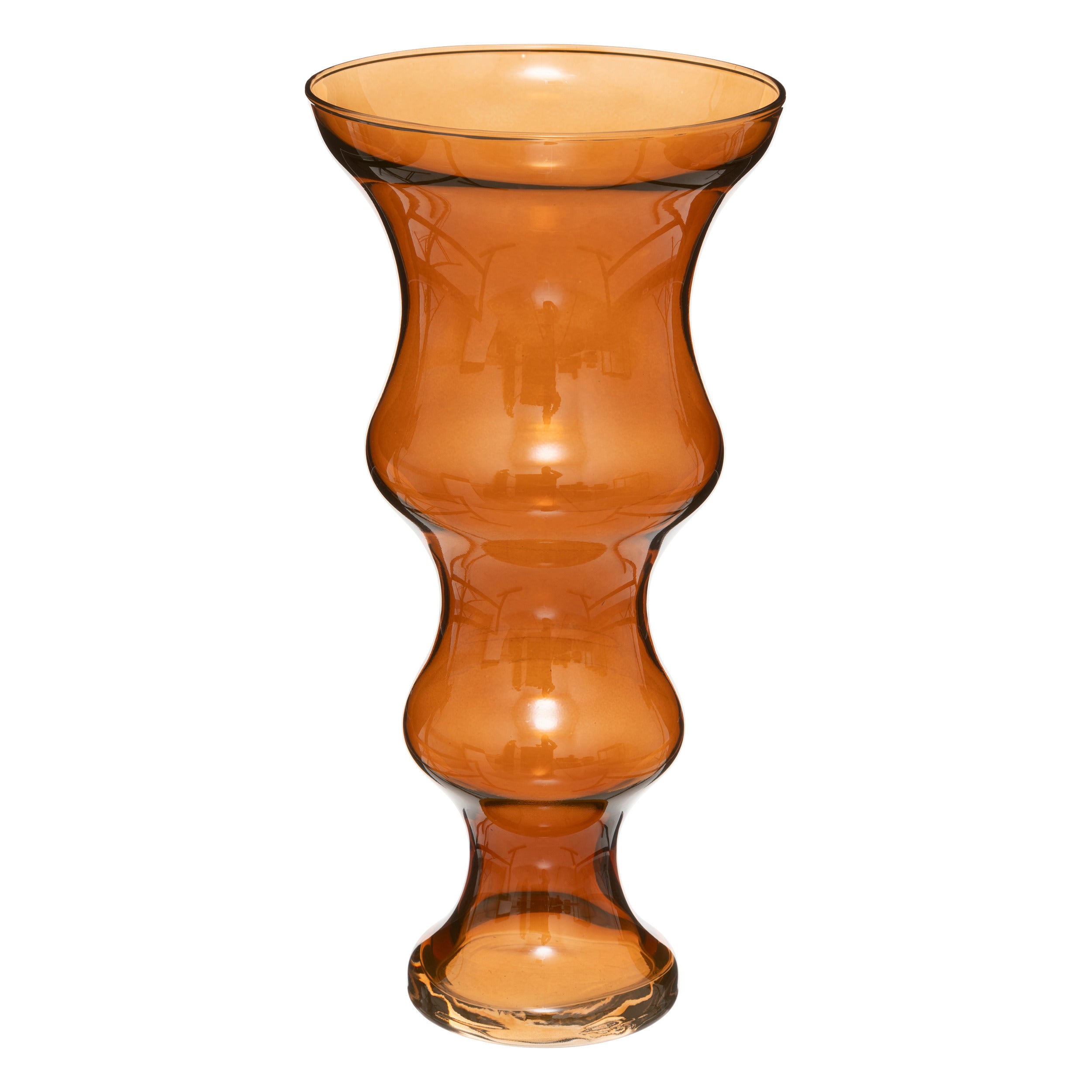 Vaza dubla chihlimbar matali H36 cm - Atmosphera