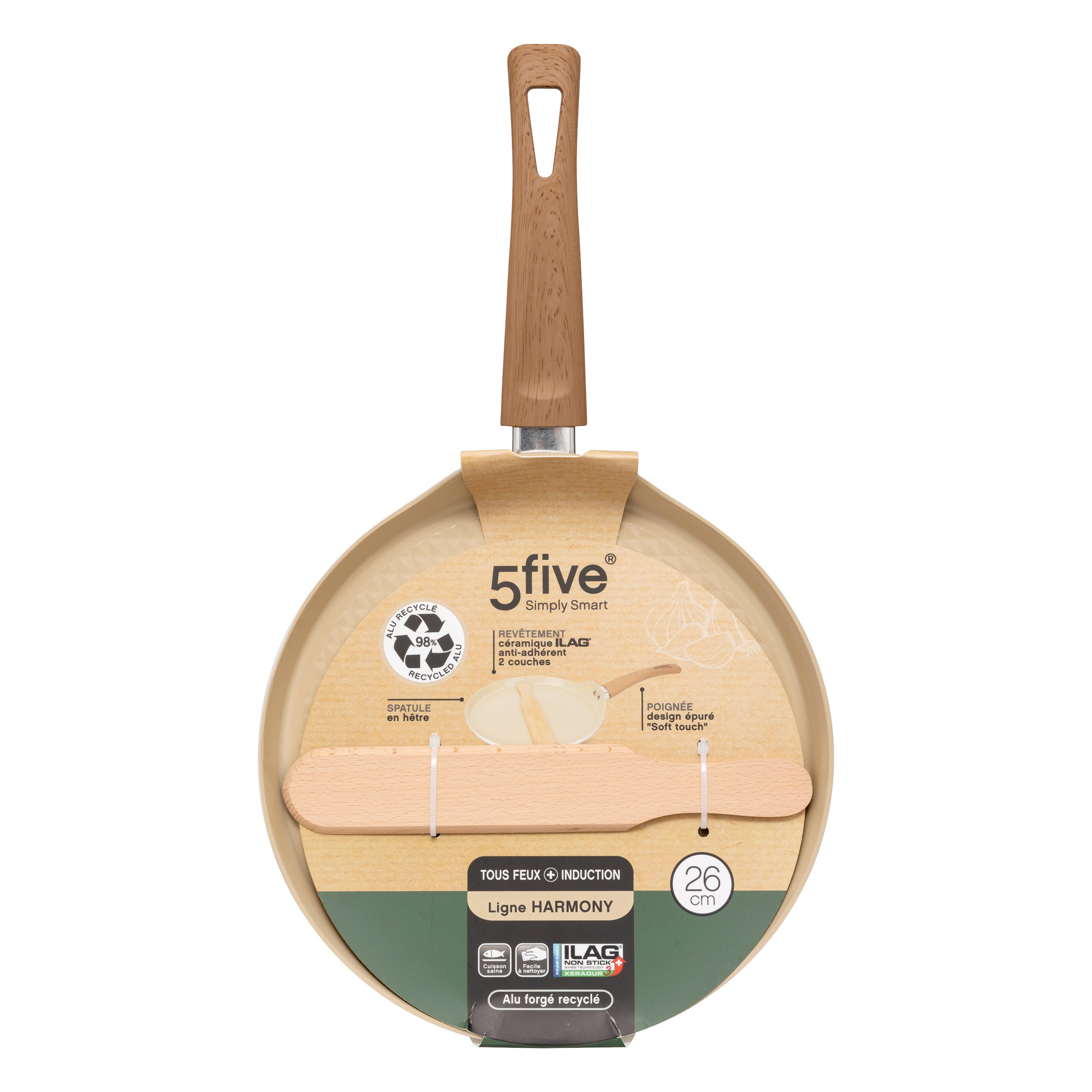 Tigaie pentru clatite alu forjat harmony 26 cm - Five