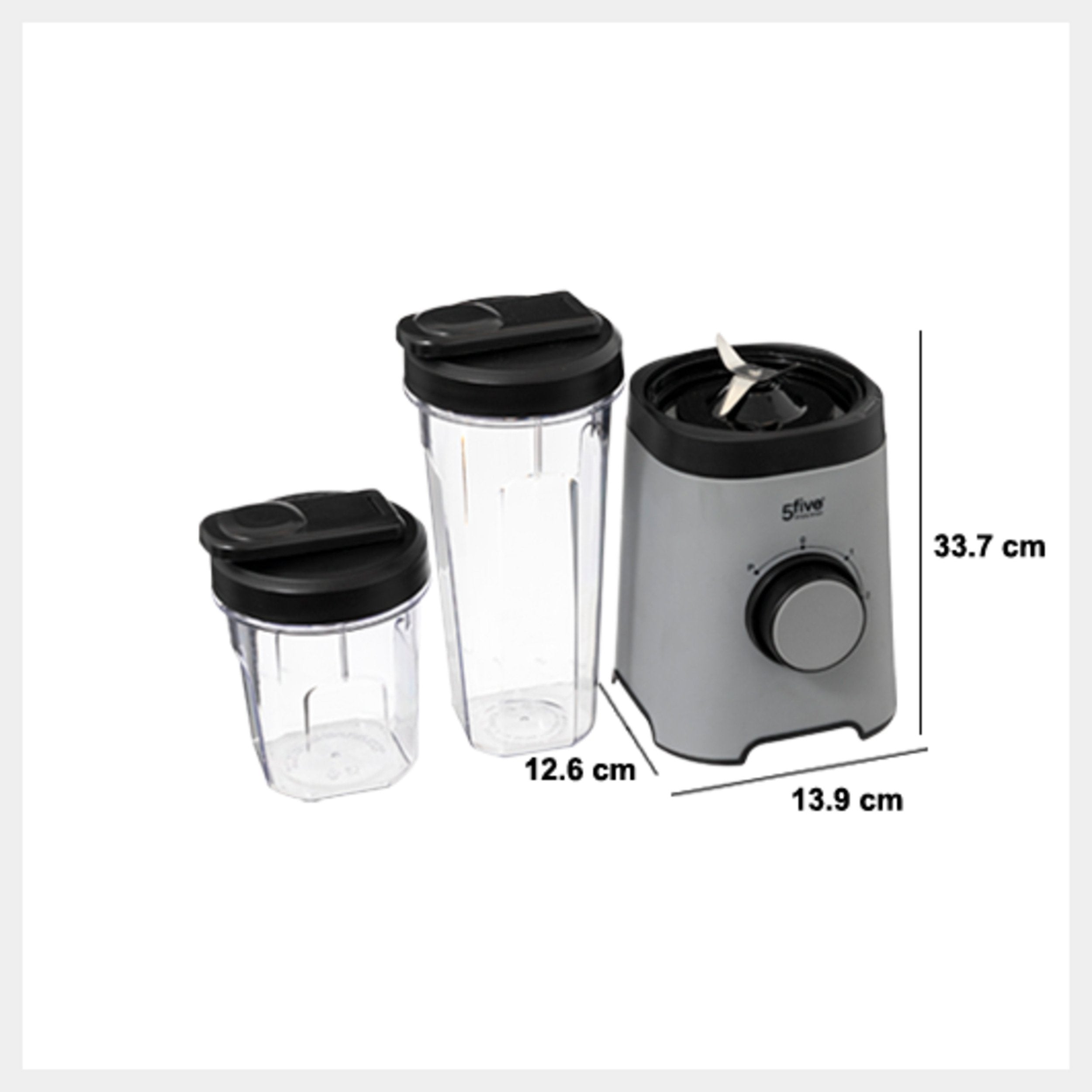 Blender cu 2 recipiente 600 ml si 300 ml