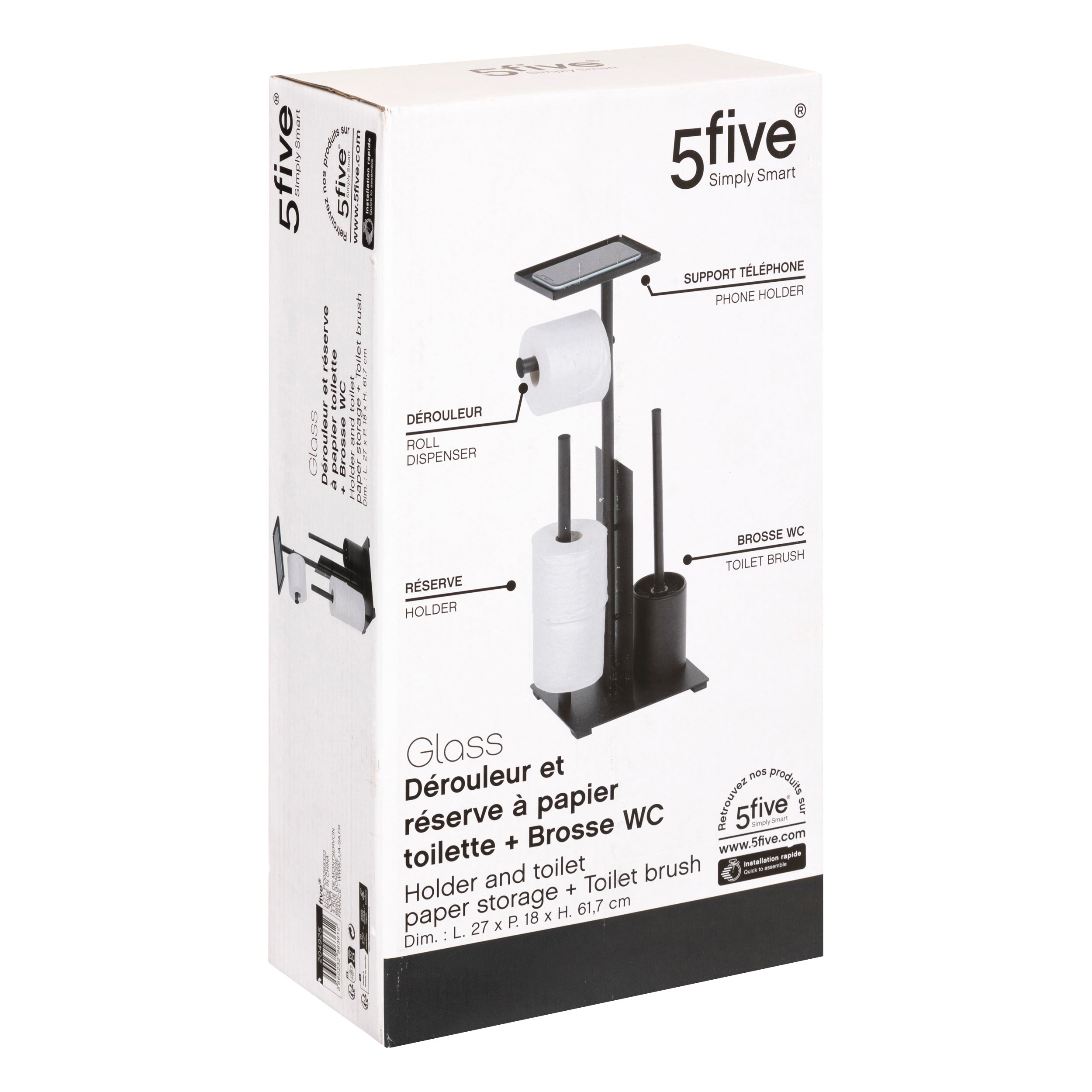 Distribuitor hartie igienica sticla - Five