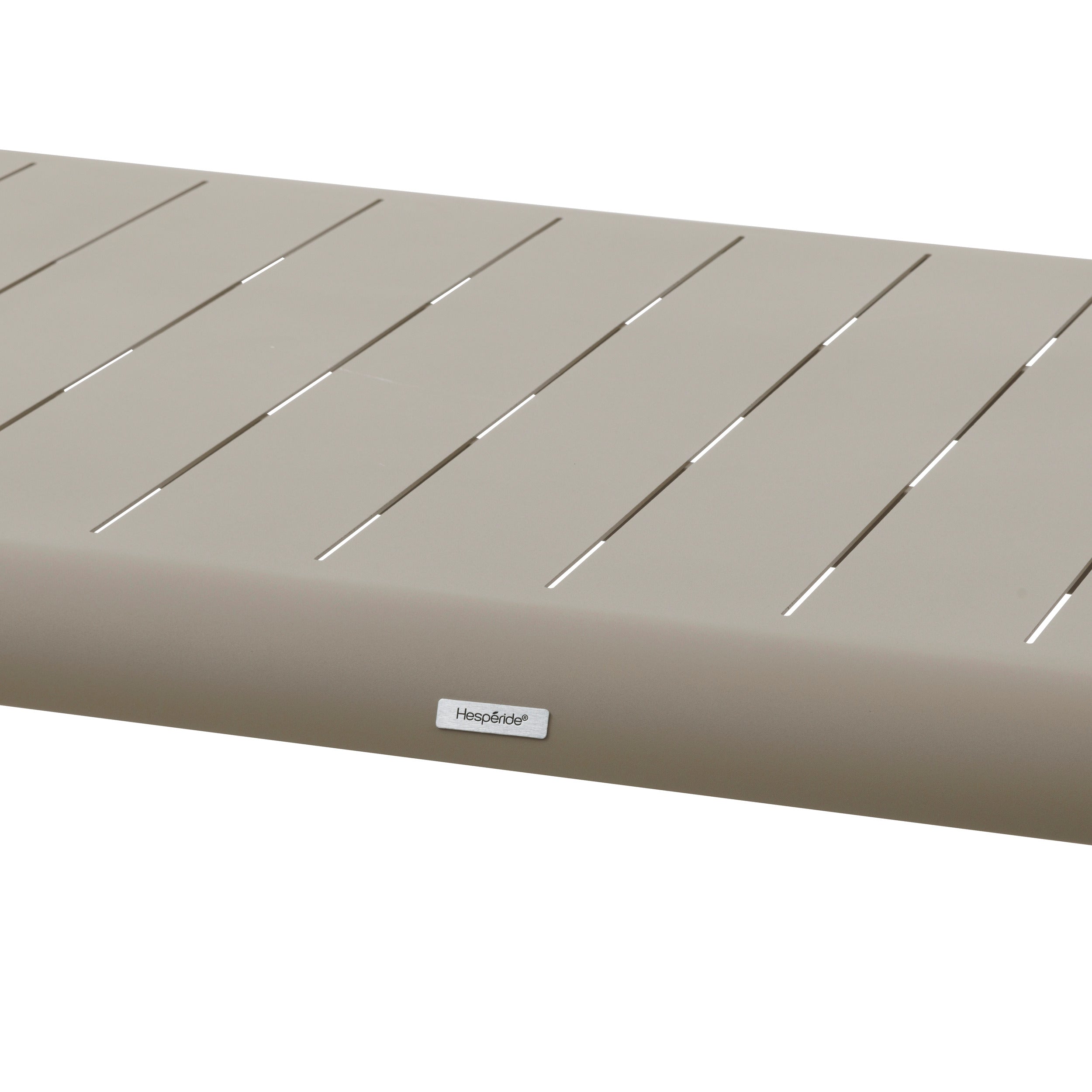 Masa de gradina Domilly pentru 10 persoane, culoare cafea, de la Hesperide, L. 259,5 x l. 75 x I. 100 cm