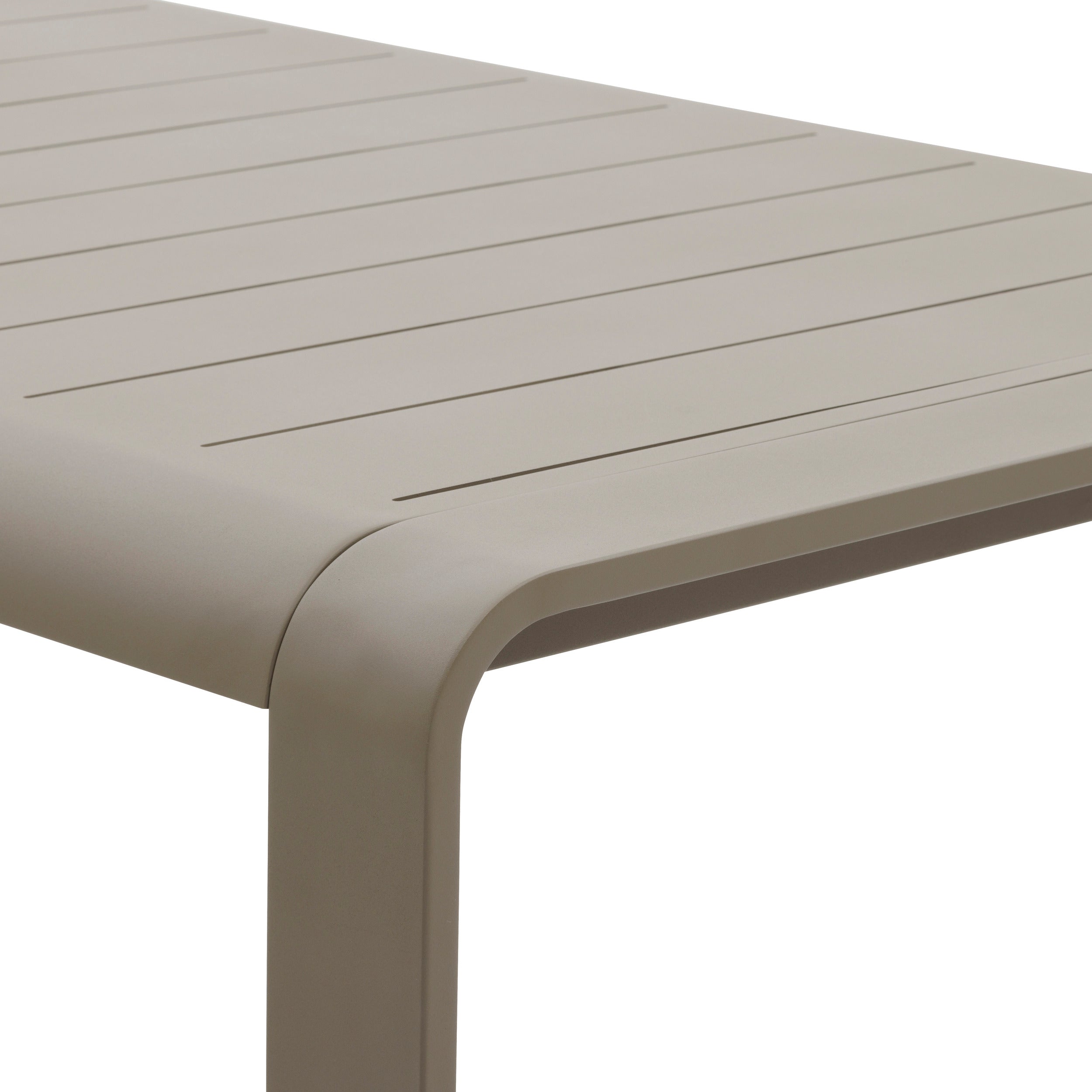 Masa de gradina Domilly pentru 10 persoane, culoare cafea, de la Hesperide, L. 259,5 x l. 75 x I. 100 cm