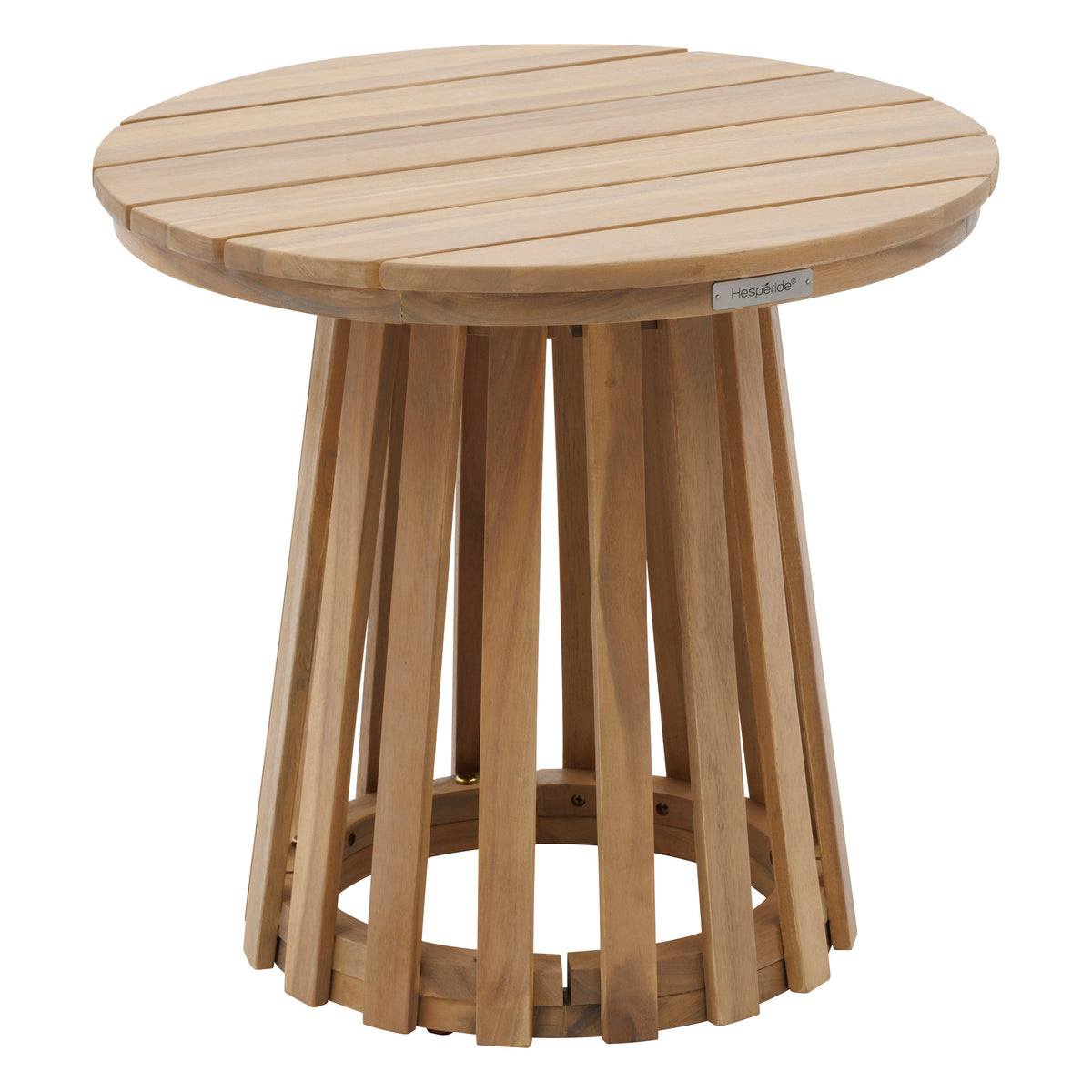Masa laterala rotunda de gradina Osuna 50 x 50 cm din lemn de salcam - Hesperide