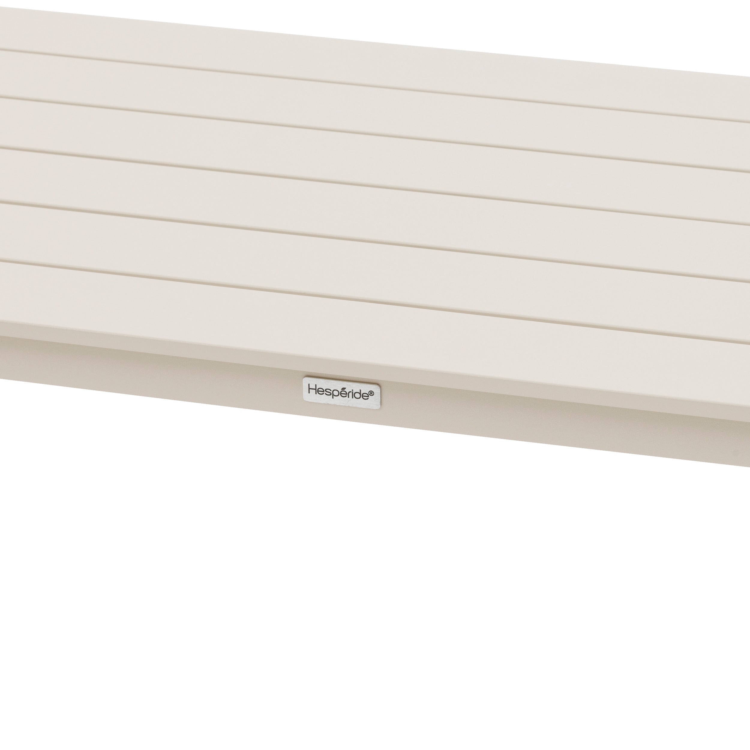 Set de mobilier de gradina Boreane cu 5 locuri din in si lut, fabricat din aluminiu, textilena si poliester - Hesperide