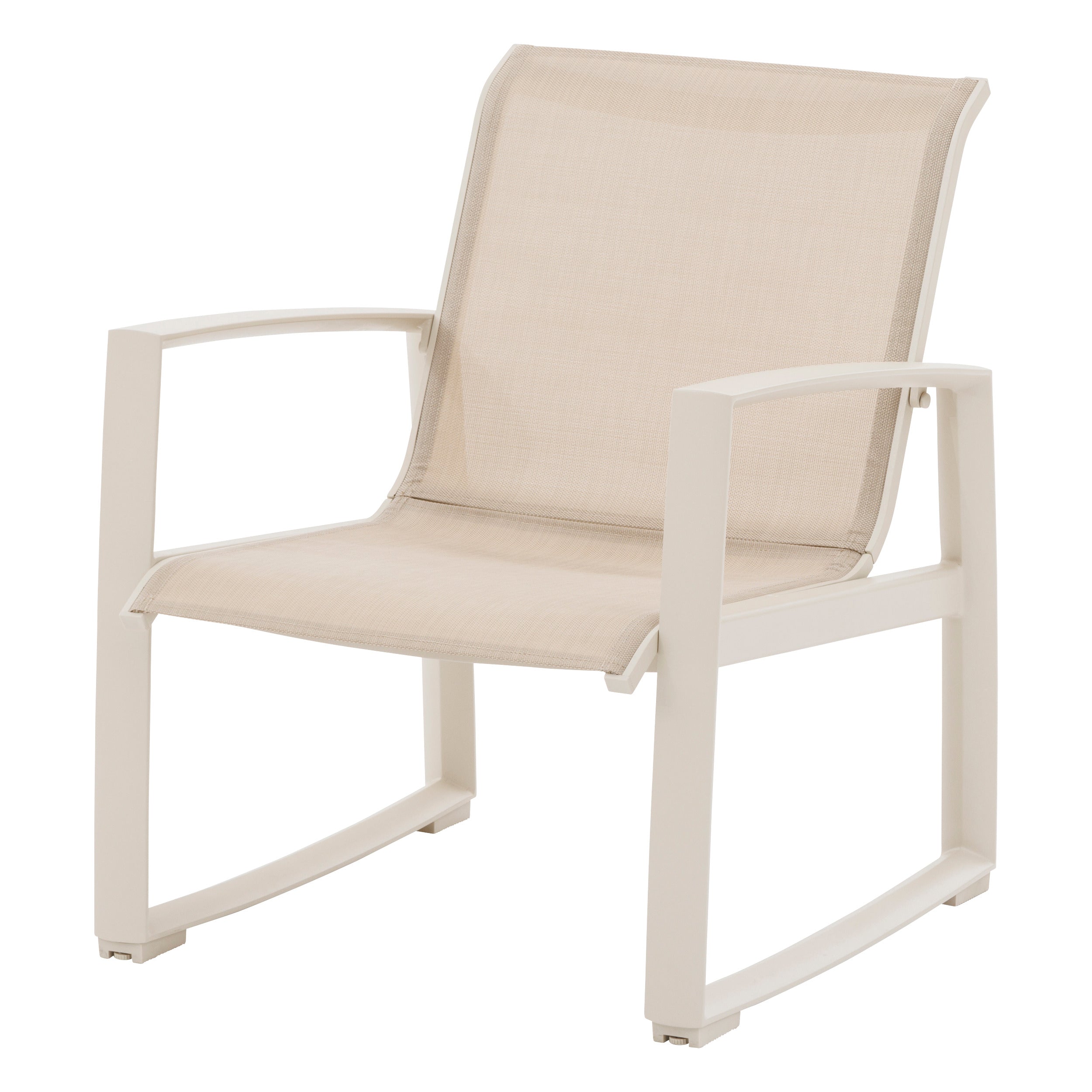 Set de mobilier de gradina Boreane cu 5 locuri din in si lut, fabricat din aluminiu, textilena si poliester - Hesperide