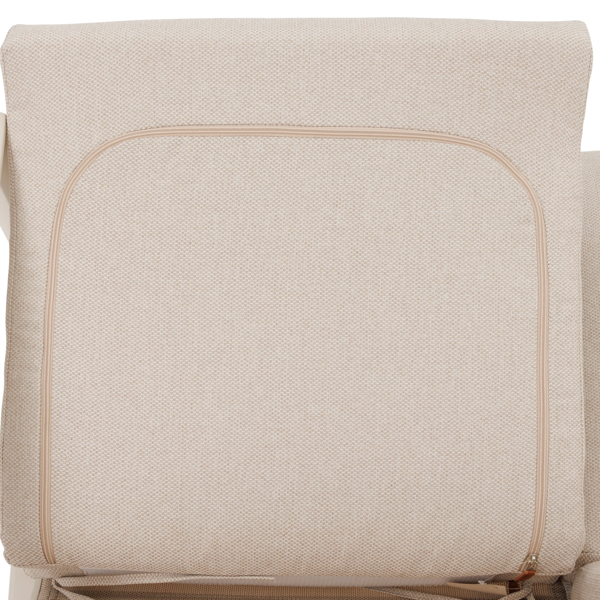 Set de mobilier de gradina Boreane cu 5 locuri din in si lut, fabricat din aluminiu, textilena si poliester - Hesperide