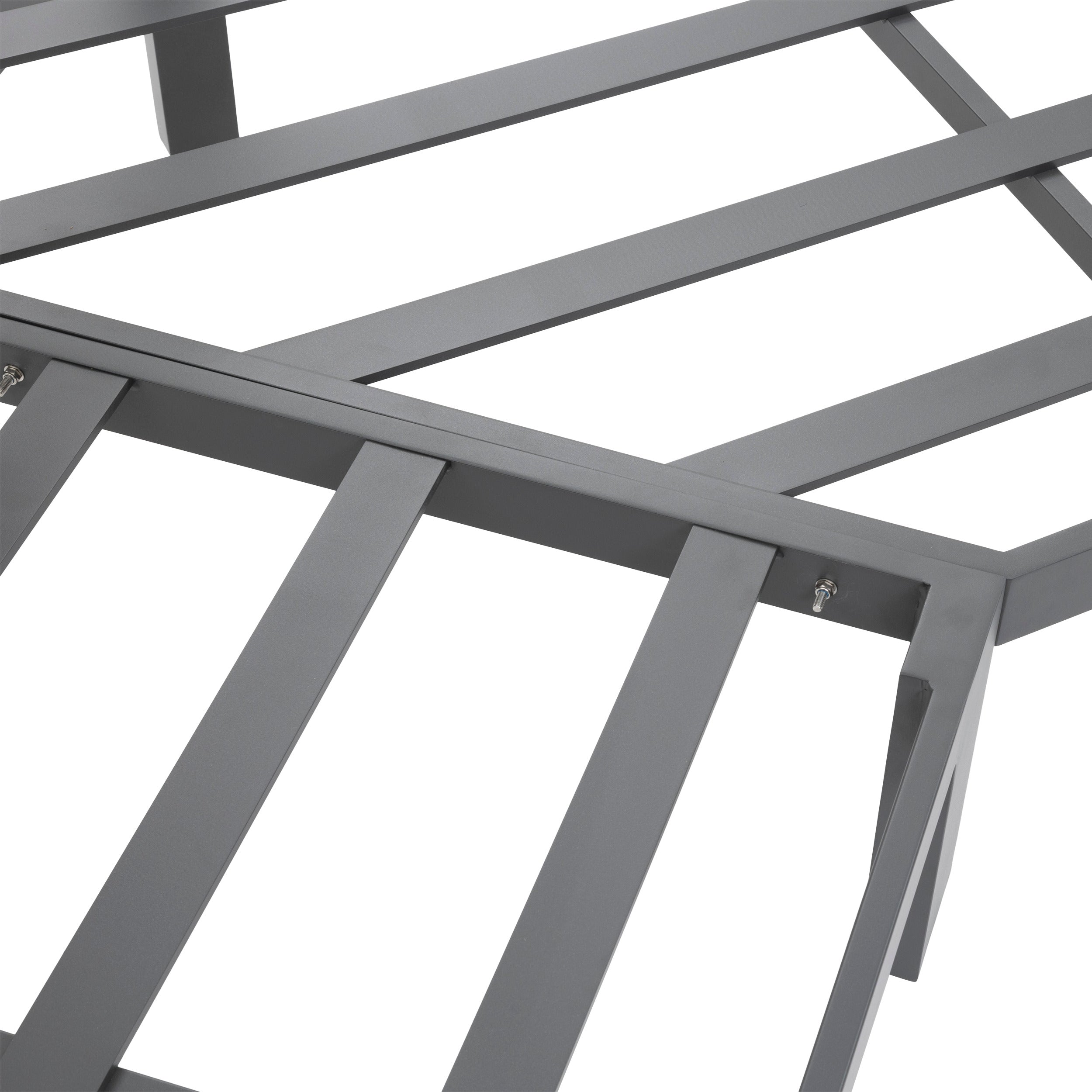 Set de colt de gradina Hesperide Evasion cu 5 locuri, grafit si miere, din olefina si aluminiu -