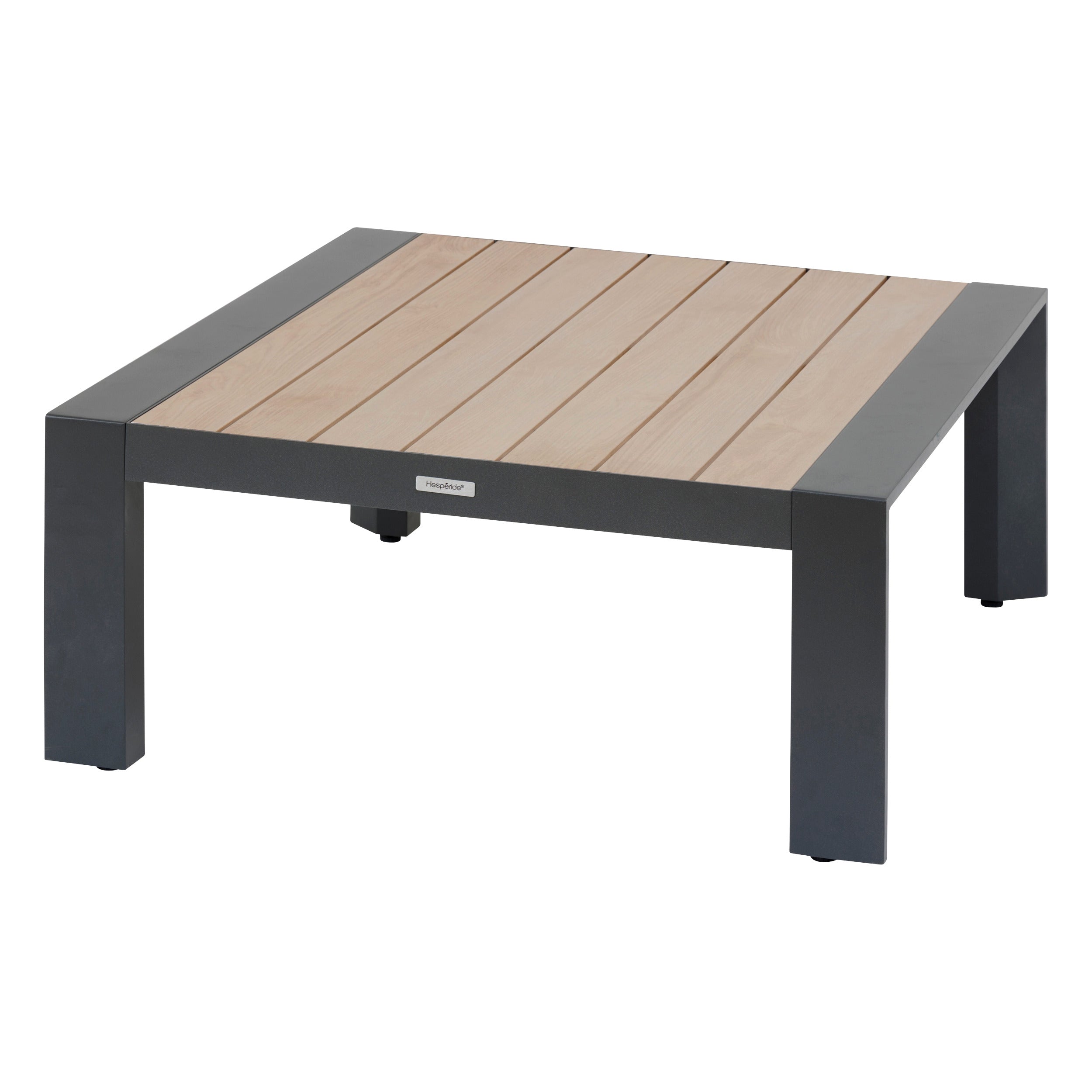Set de colt de gradina Hesperide Evasion cu 5 locuri, grafit si miere, din olefina si aluminiu -