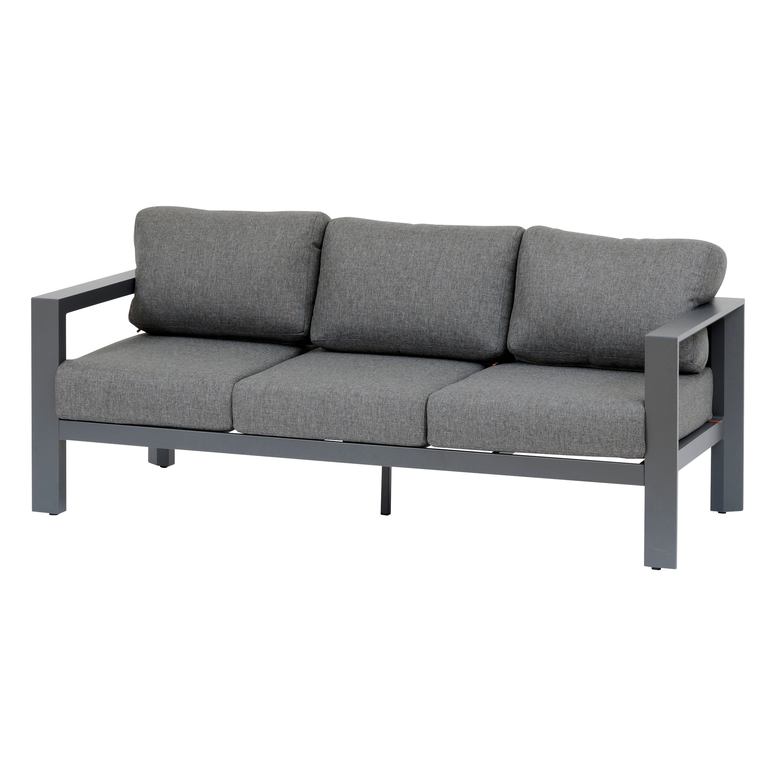 Set de canapele de gradina Evasion pentru 5 persoane, gri grafit, de la Hesperide