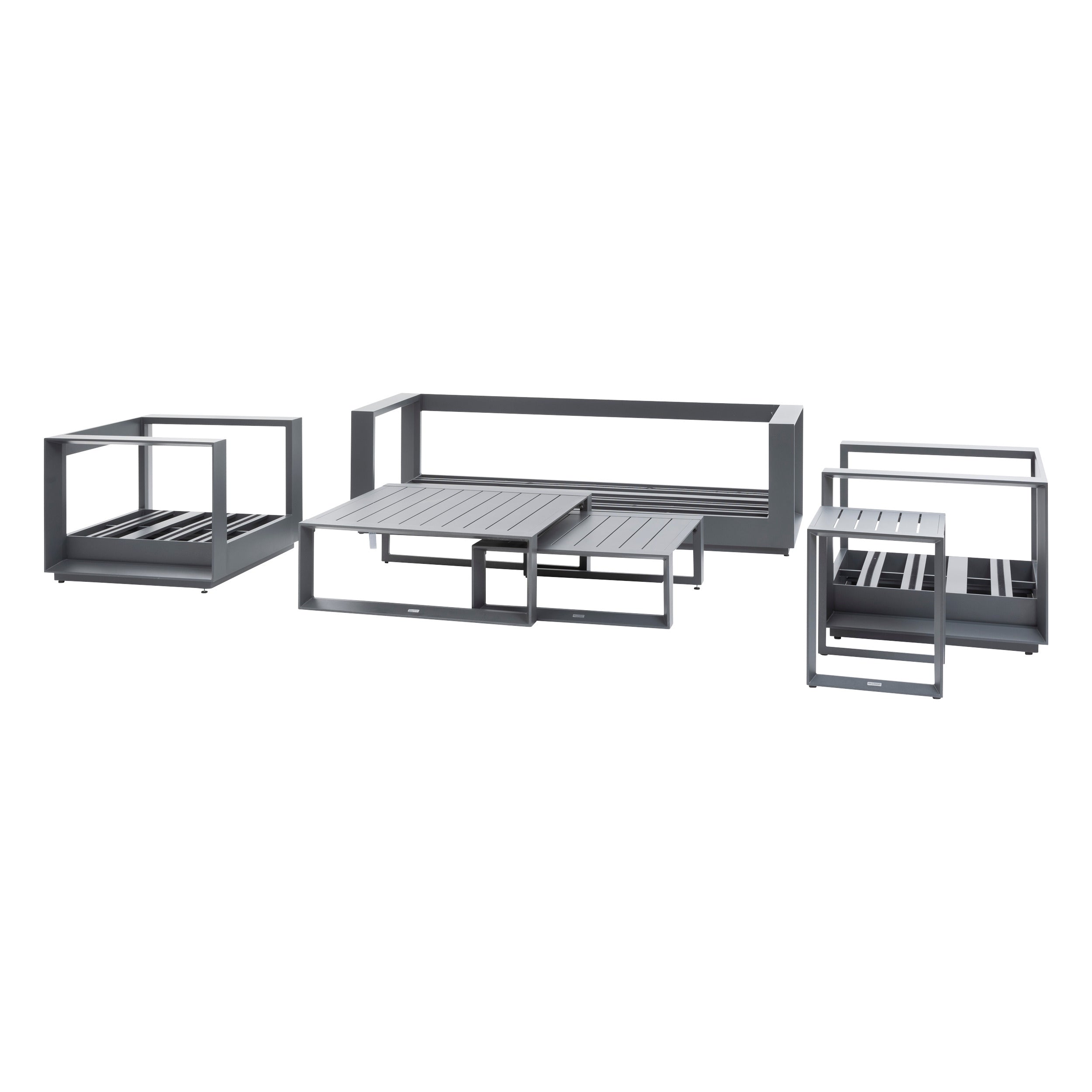 Set canapea pivotanta allure grafit 5s - Hesperide