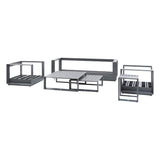 Set canapea pivotanta allure grafit 5s - Hesperide