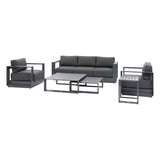 Set canapea pivotanta allure grafit 5s - Hesperide