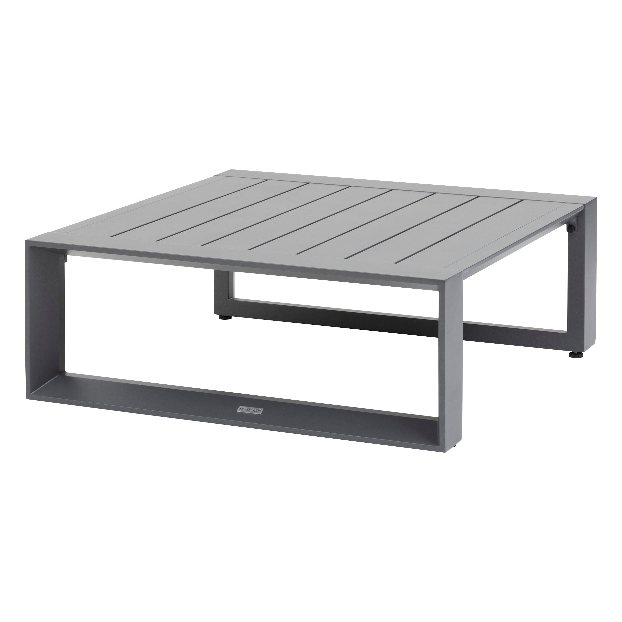 Set de colt de gradina Allure graphite cu 5 locuri din aluminiu si poliester - Hesperide