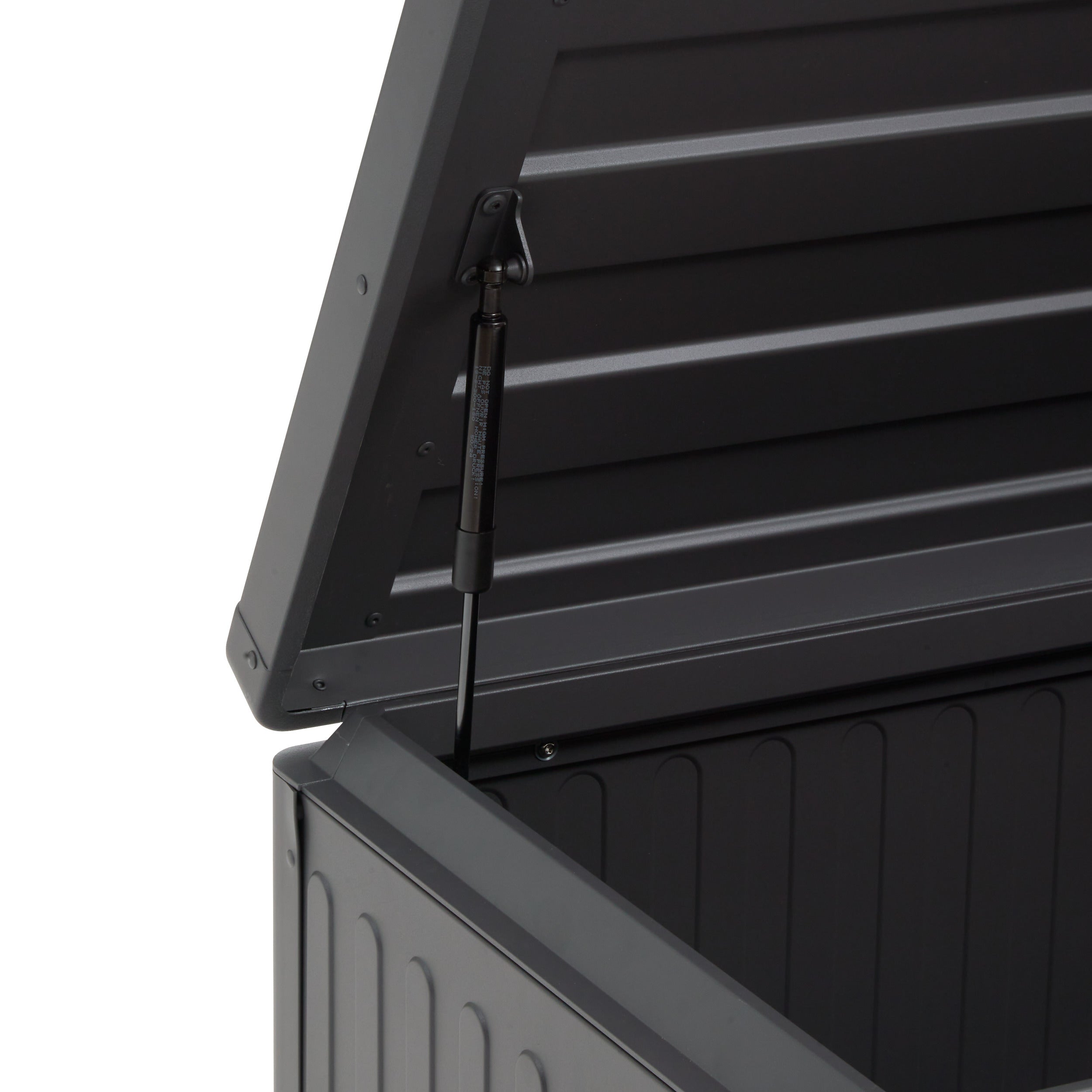 Lada de depozitare Edenio graphite S, 130 x 60,4 x 78 cm, din aluminiu - Hesperide