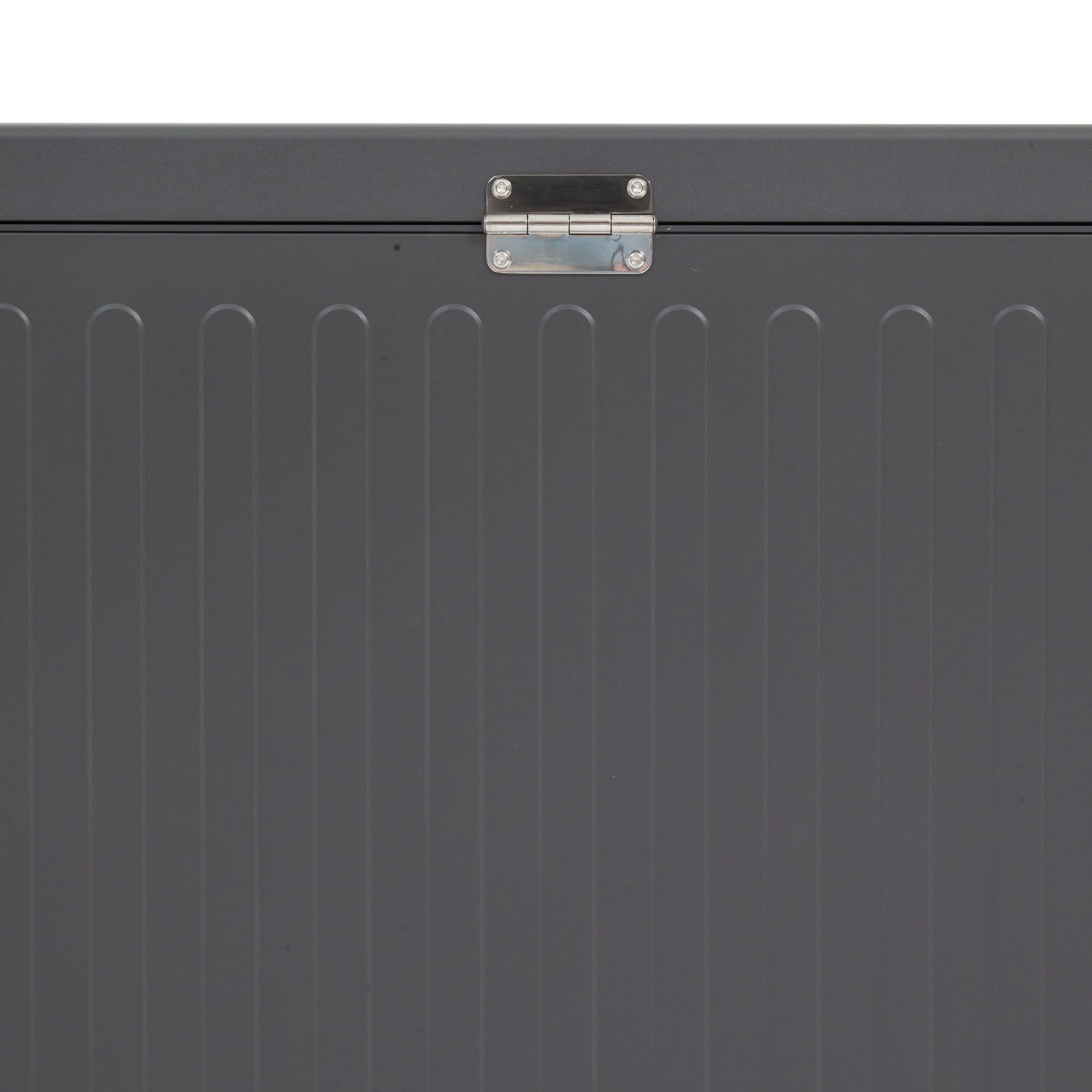Lada de depozitare Edenio graphite S, 130 x 60,4 x 78 cm, din aluminiu - Hesperide
