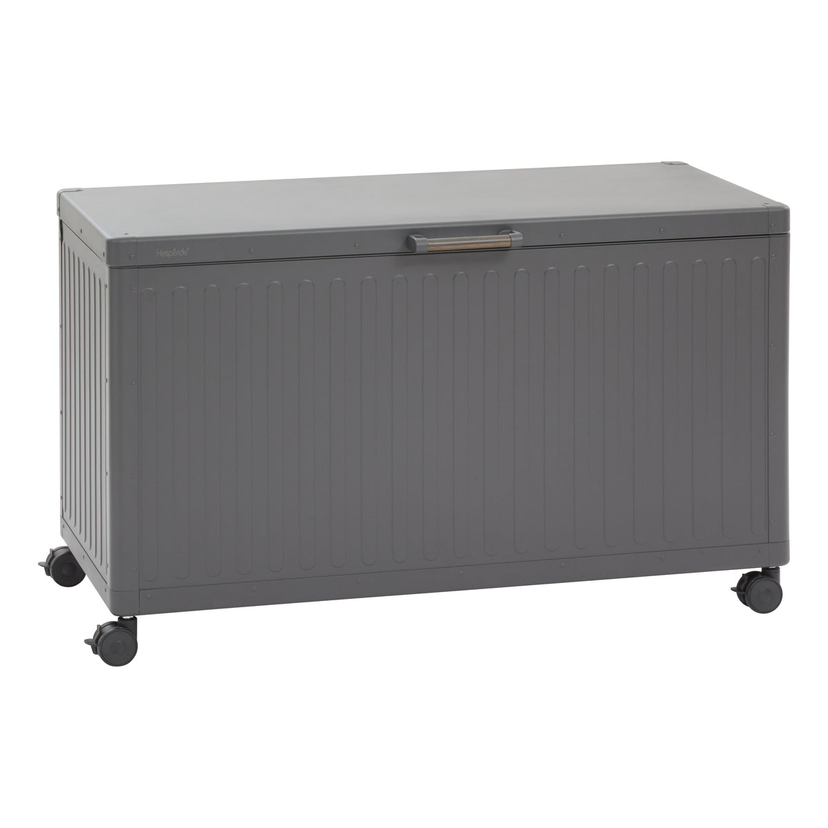 Lada de depozitare Edenio graphite S, 130 x 60,4 x 78 cm, din aluminiu - Hesperide