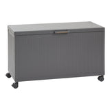 Lada de depozitare Edenio graphite S, 130 x 60,4 x 78 cm, din aluminiu - Hesperide