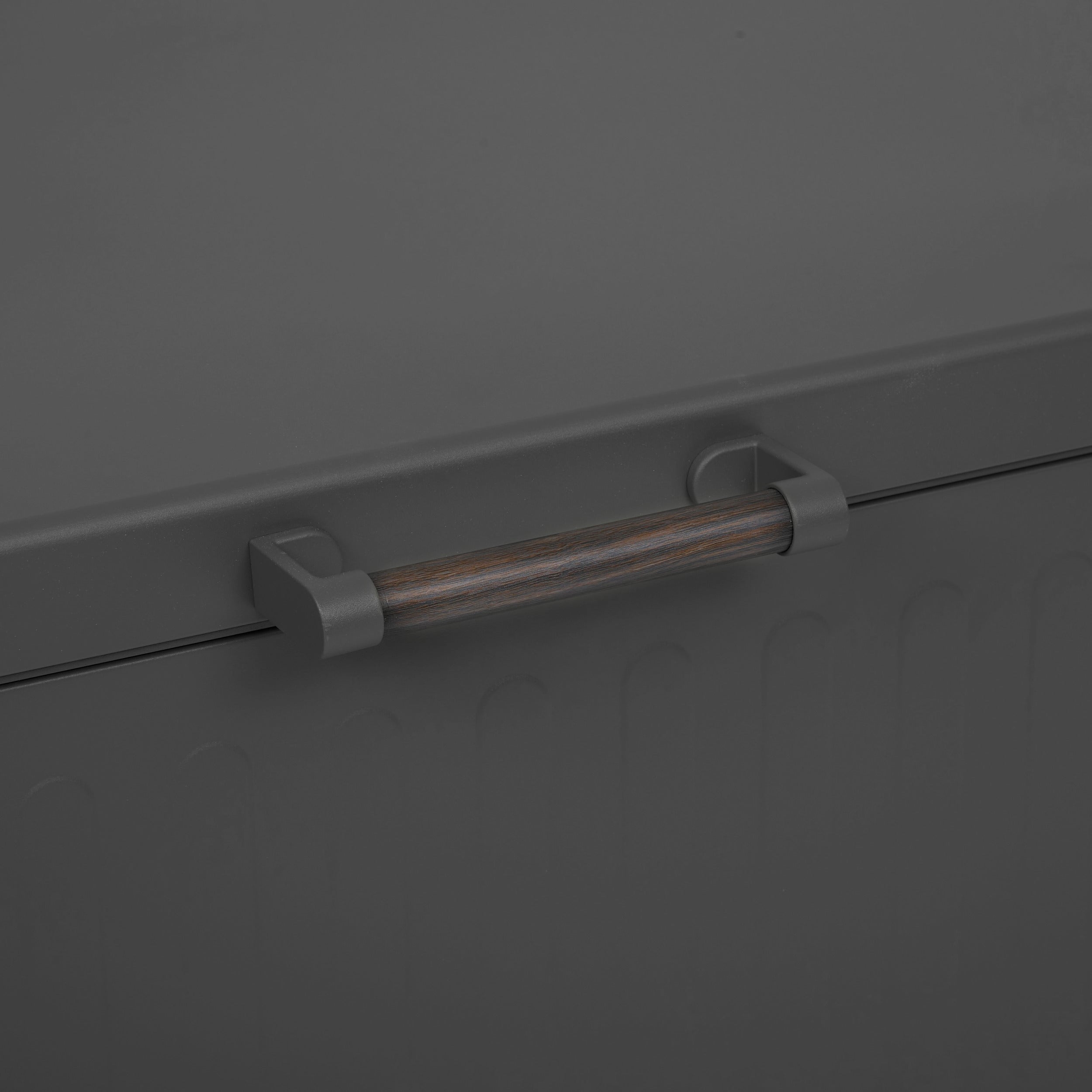 Lada de depozitare Edenio grafit M 141,6 x 72 x 78cm din aluminiu - Hesperide