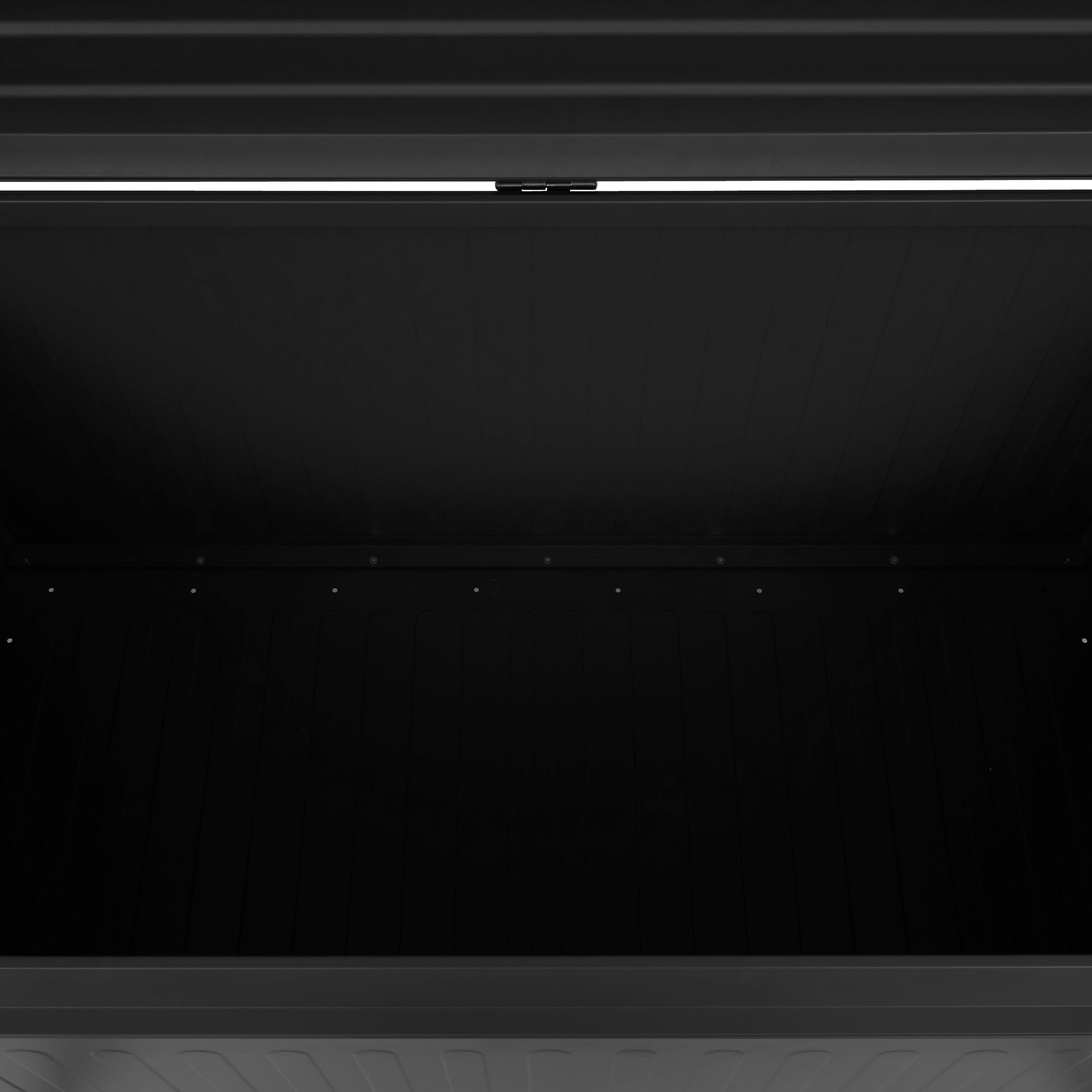Lada de depozitare Edenio grafit M 141,6 x 72 x 78cm din aluminiu - Hesperide