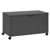 Lada de depozitare Edenio grafit M 141,6 x 72 x 78cm din aluminiu - Hesperide