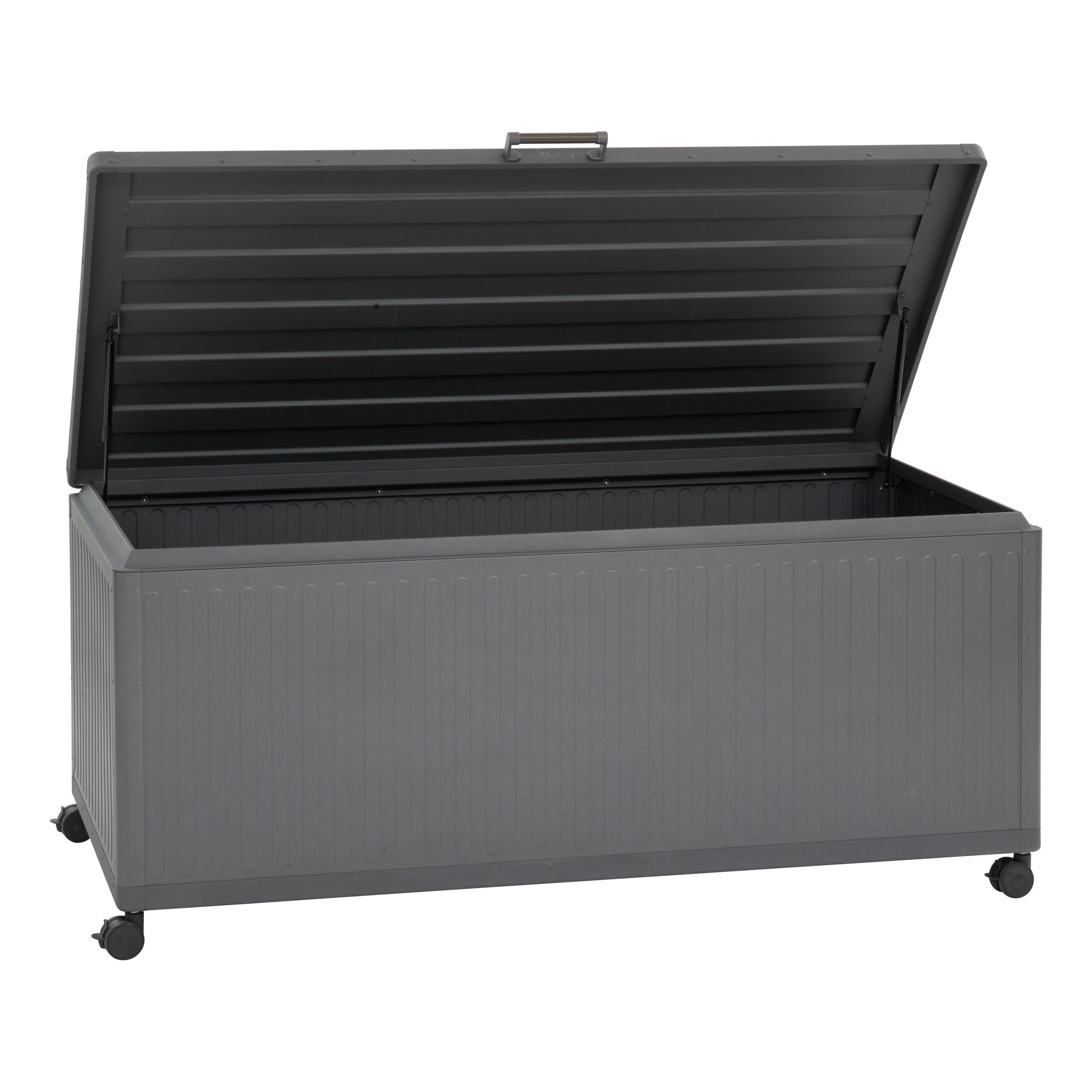 Lada de depozitare Edenio grafit, 182,2 x 78 x 89,4 cm, aluminiu - Hesperide
