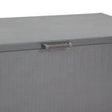 Lada de depozitare Edenio grafit, 182,2 x 78 x 89,4 cm, aluminiu - Hesperide