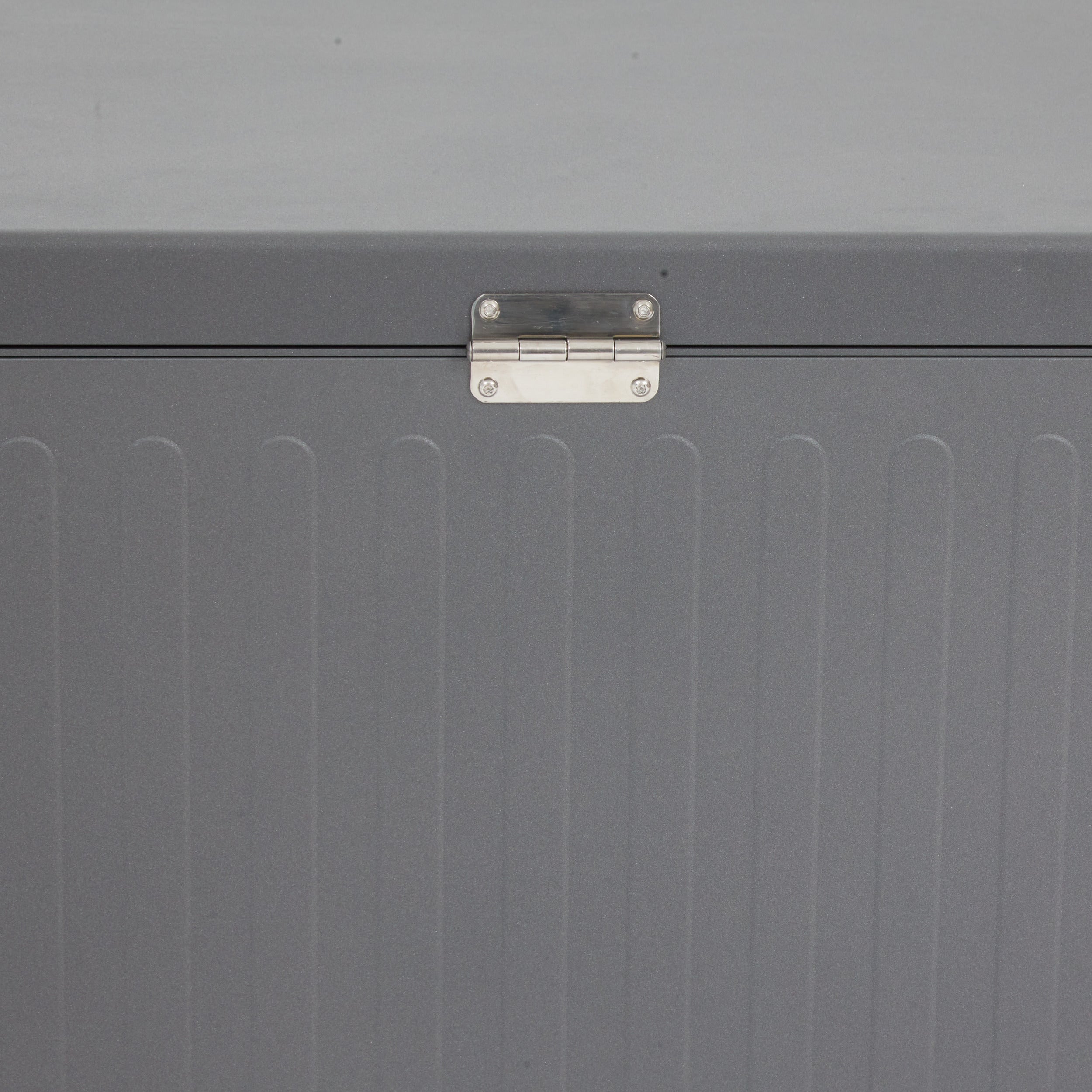 Lada de depozitare Edenio grafit, 182,2 x 78 x 89,4 cm, aluminiu - Hesperide