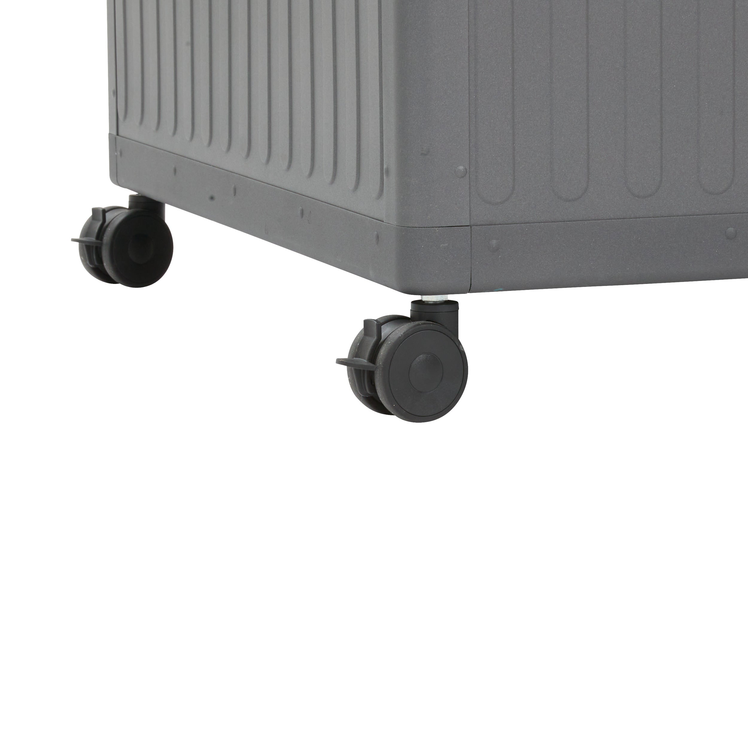 Lada de depozitare Edenio grafit, 182,2 x 78 x 89,4 cm, aluminiu - Hesperide