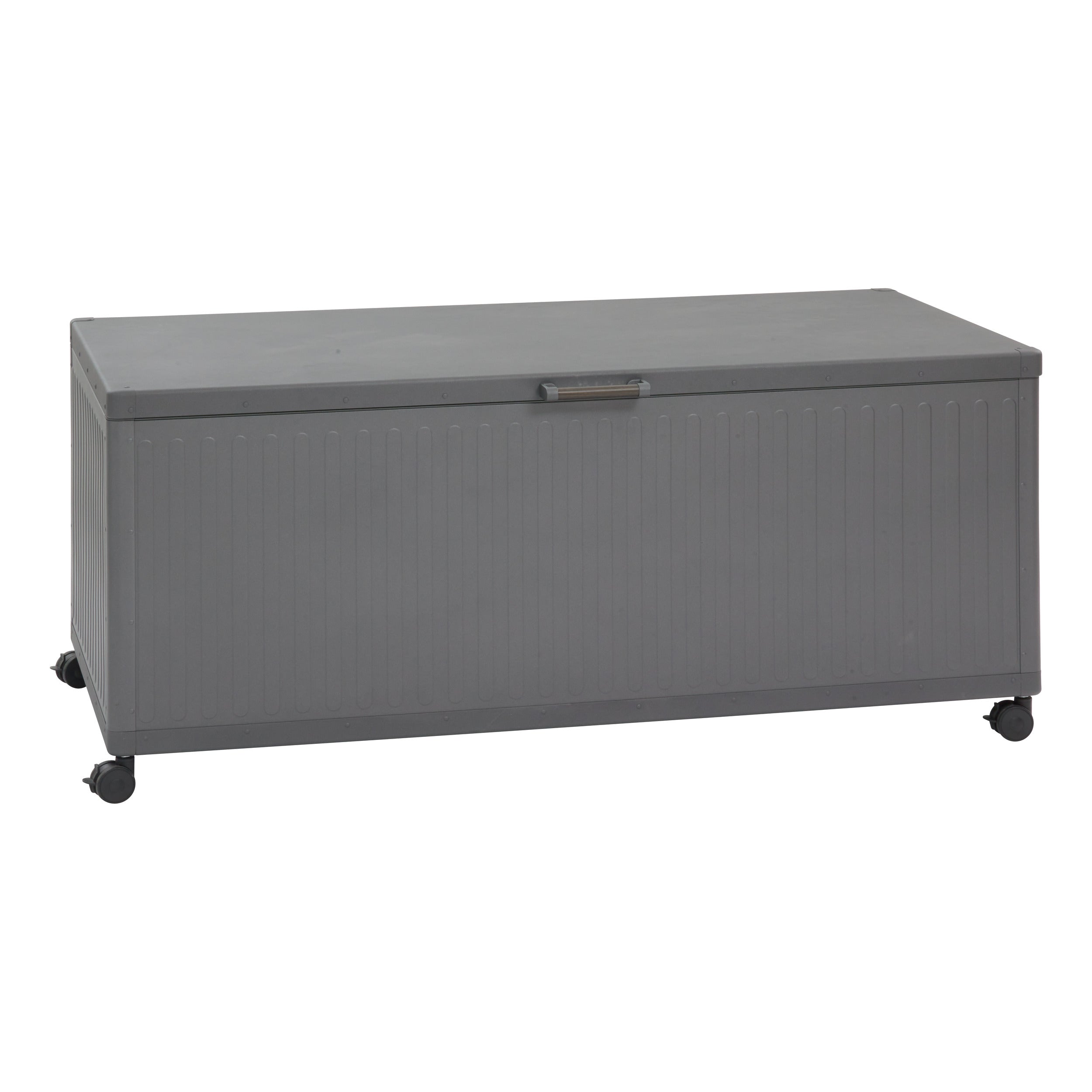 Lada de depozitare Edenio grafit, 182,2 x 78 x 89,4 cm, aluminiu - Hesperide