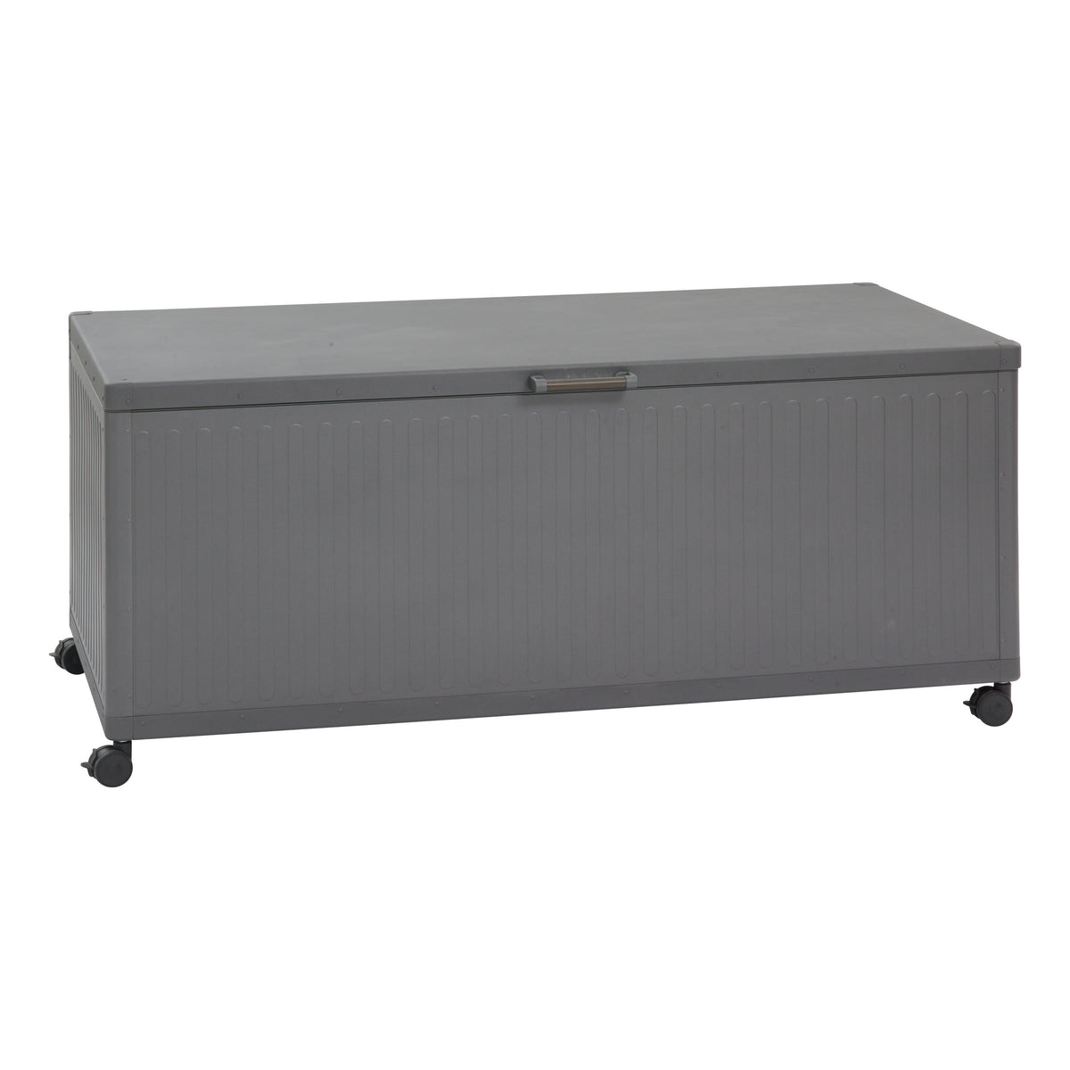 Lada de depozitare Edenio grafit, 182,2 x 78 x 89,4 cm, aluminiu - Hesperide