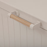 Lada de depozitare Edenio din lut, 182,2 x 78 x 89,4 cm, aluminiu - Hesperide