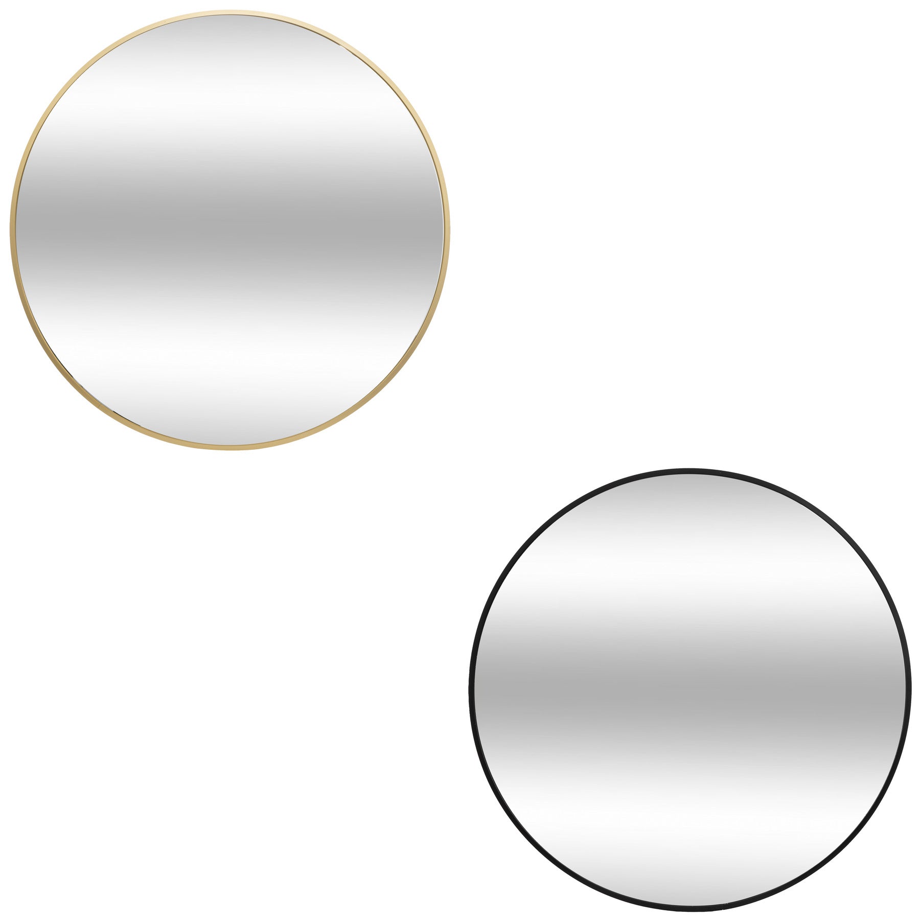 Decoratiune de perete, oglinda metal alice D70 cm pal asortat - Atmosphera