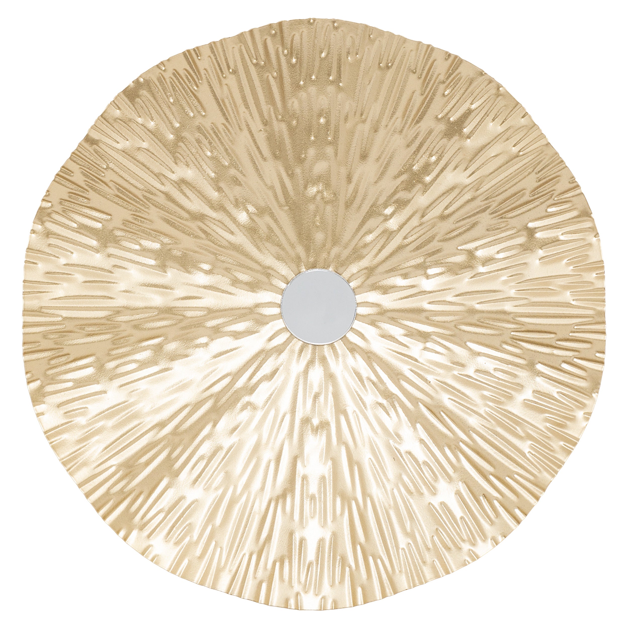 Decoratiune de perete, deco perete metal leslie auriu set 3 buc - Atmosphera