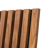 Decoratiune de perete, panou lemn inchis colva 240 x 60 cm - Atmosphera