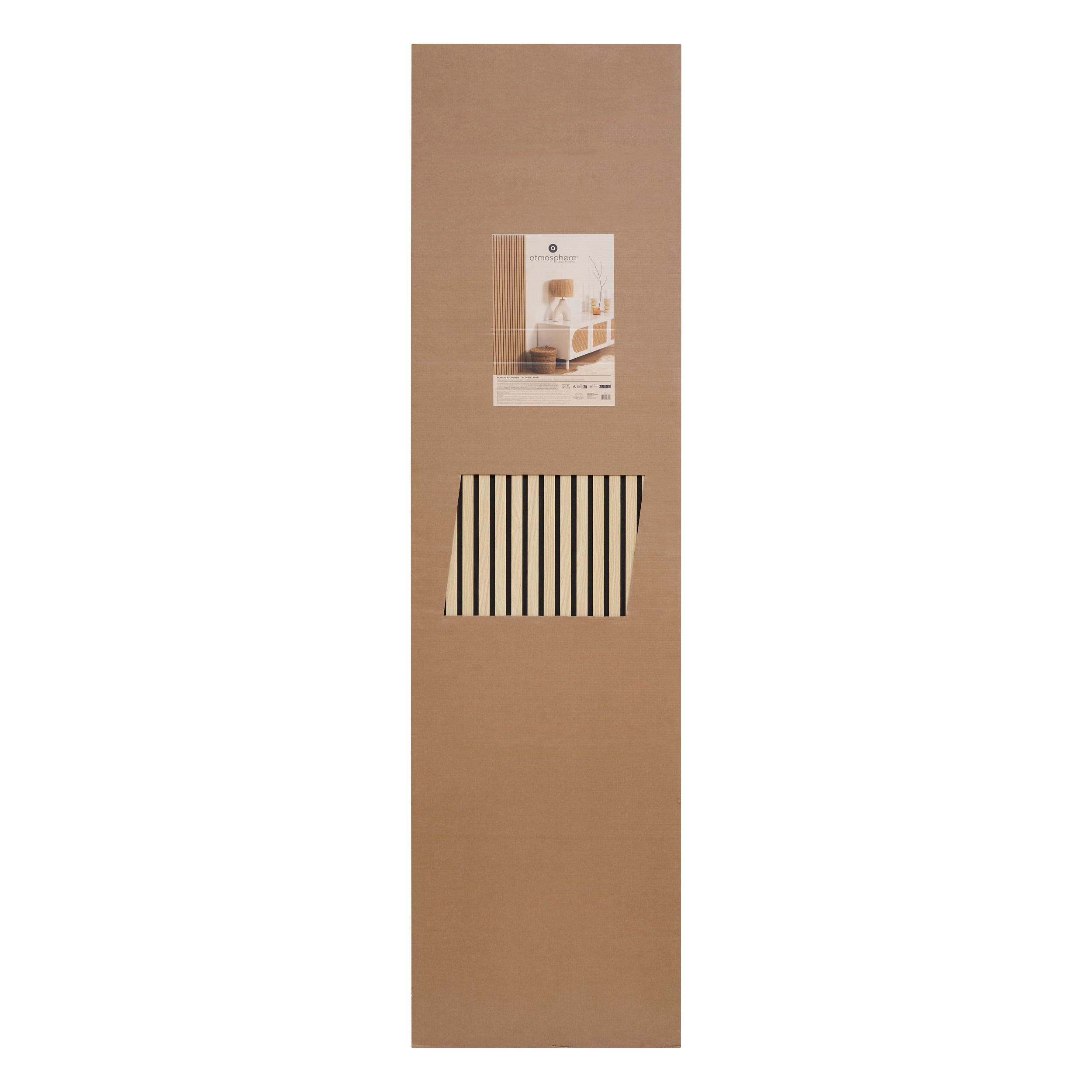 Decoratiune de perete, panou luminos lemn colva 240 x 60 cm - Atmosphera