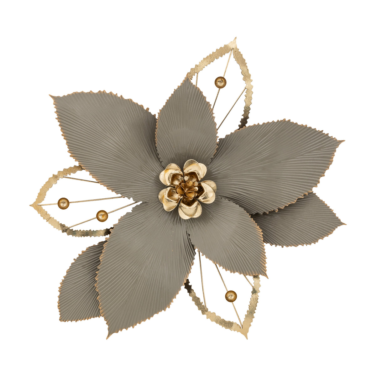 Decoratiune de perete, arta perete floral marjorie 54 x 56 cm - Atmosphera