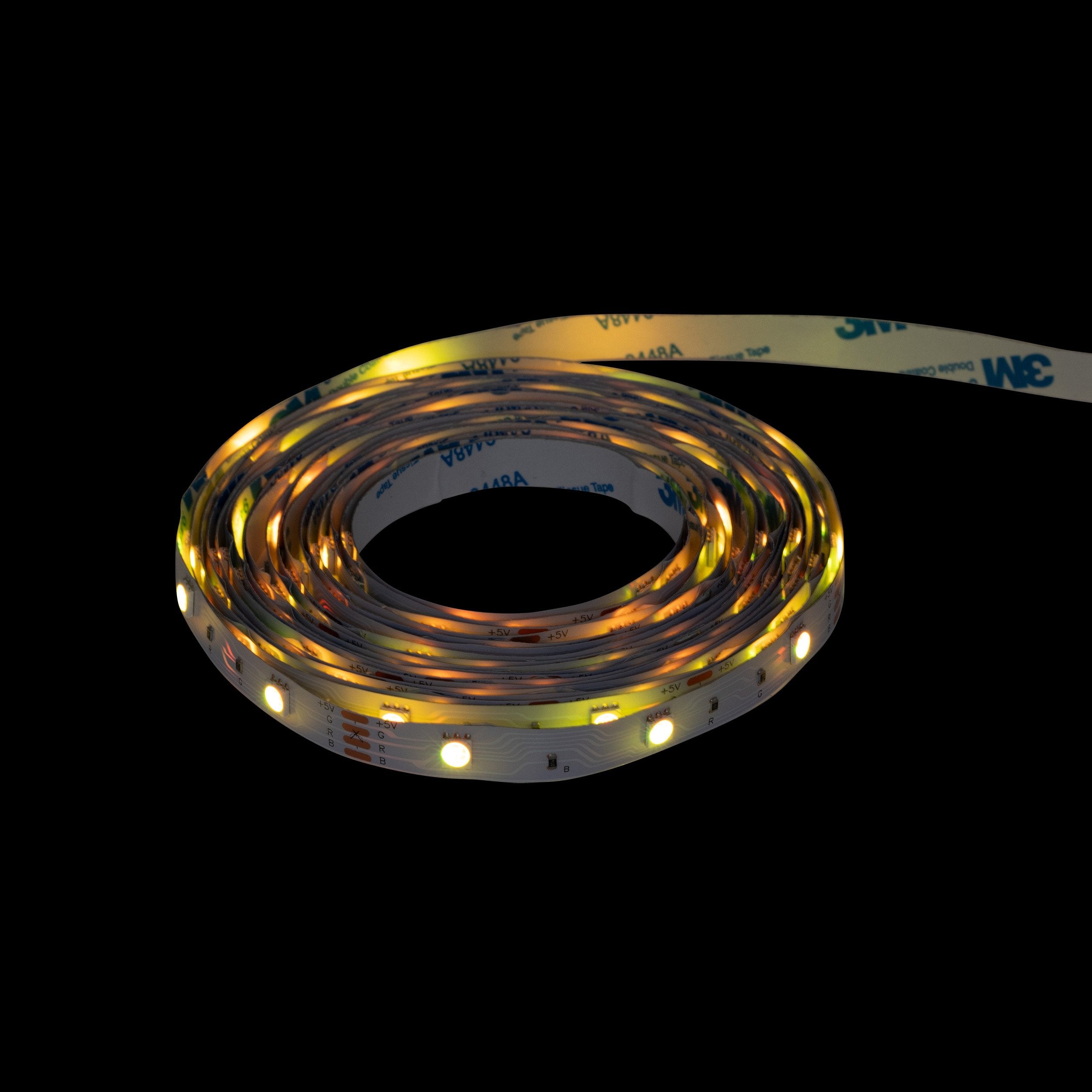 Banda LED 5 m pe baterii lumina multicolora cu telecomanda Atmosphera
