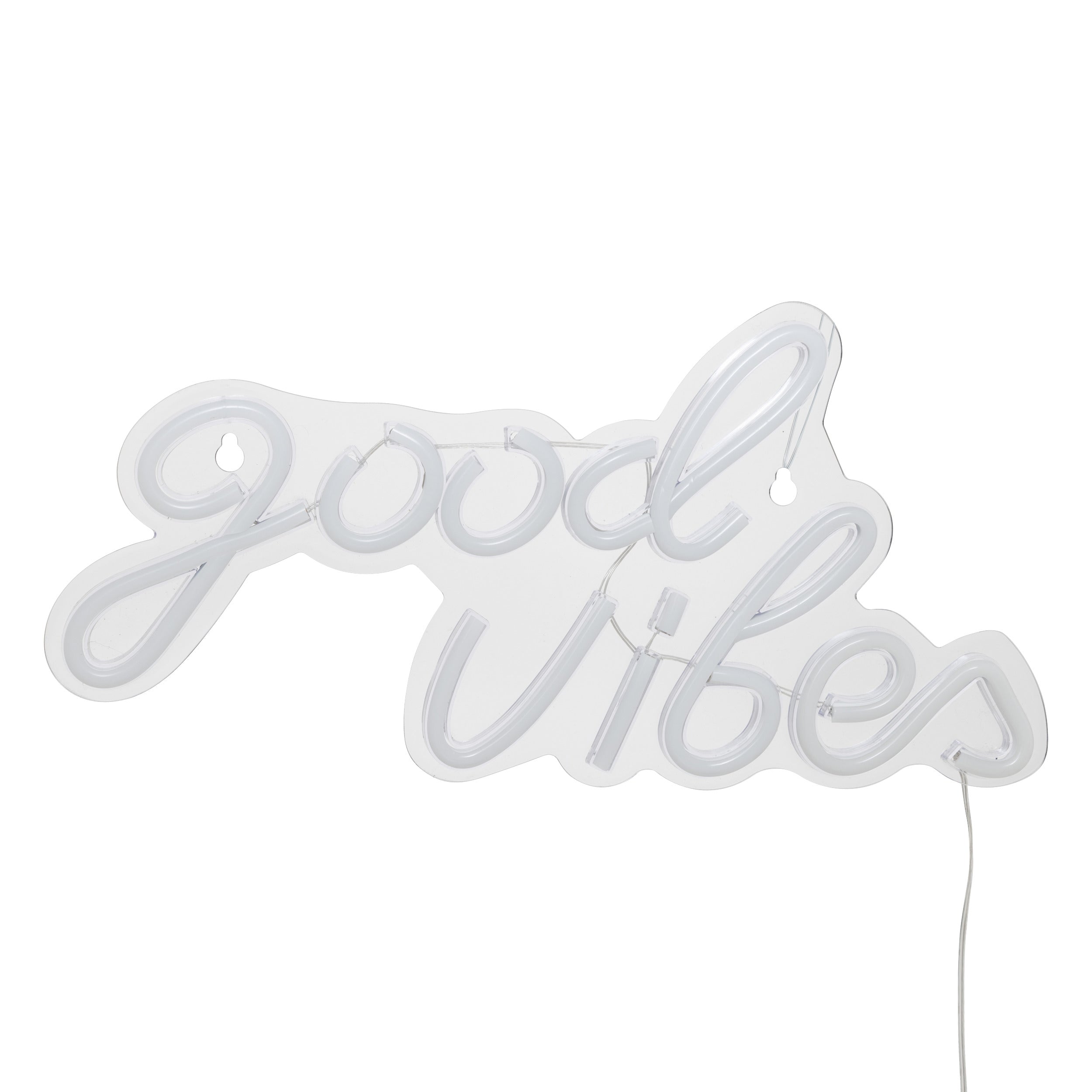 Corp de iluminat, neon LED perete good vibes L40 - Atmosphera