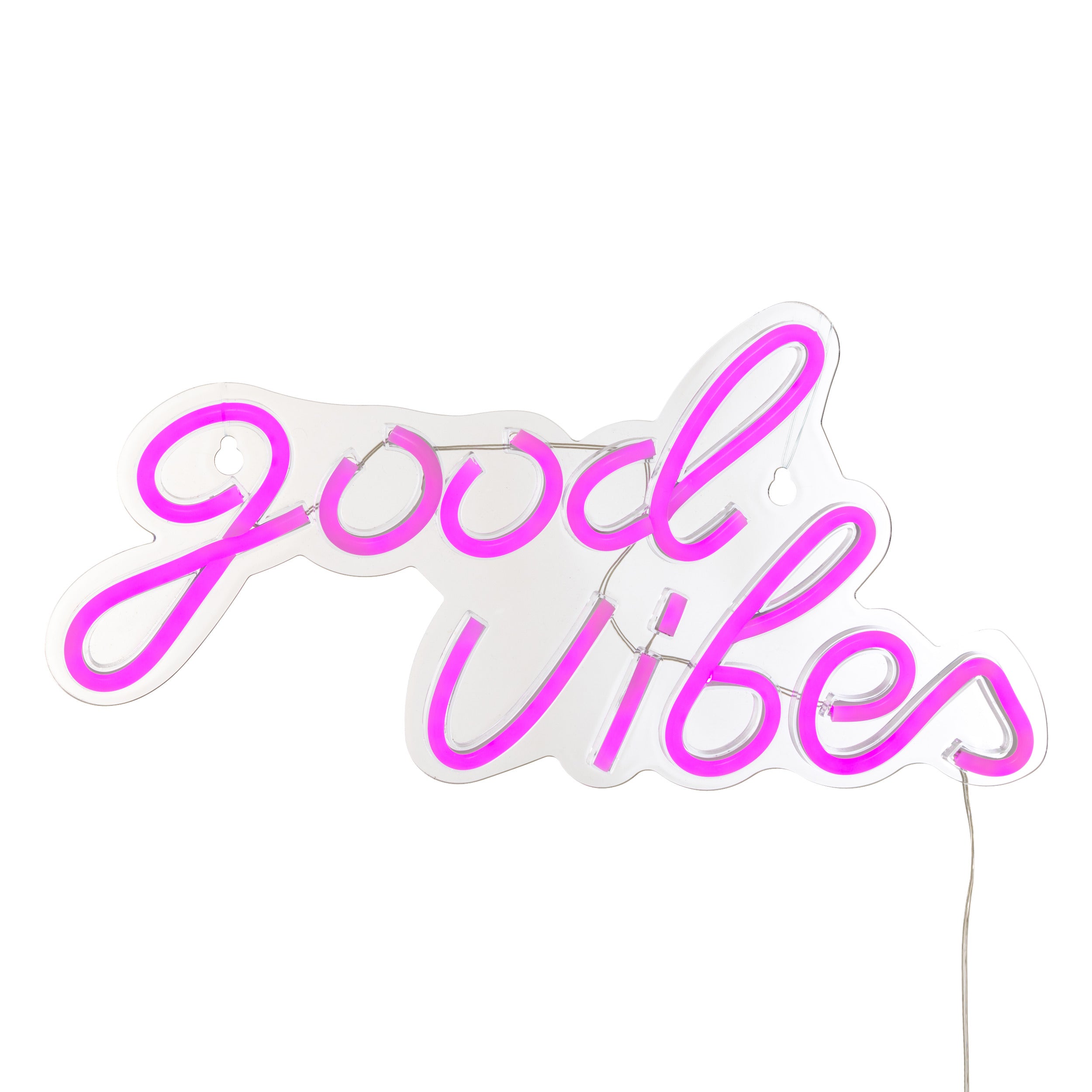 Corp de iluminat, neon LED perete good vibes L40 - Atmosphera