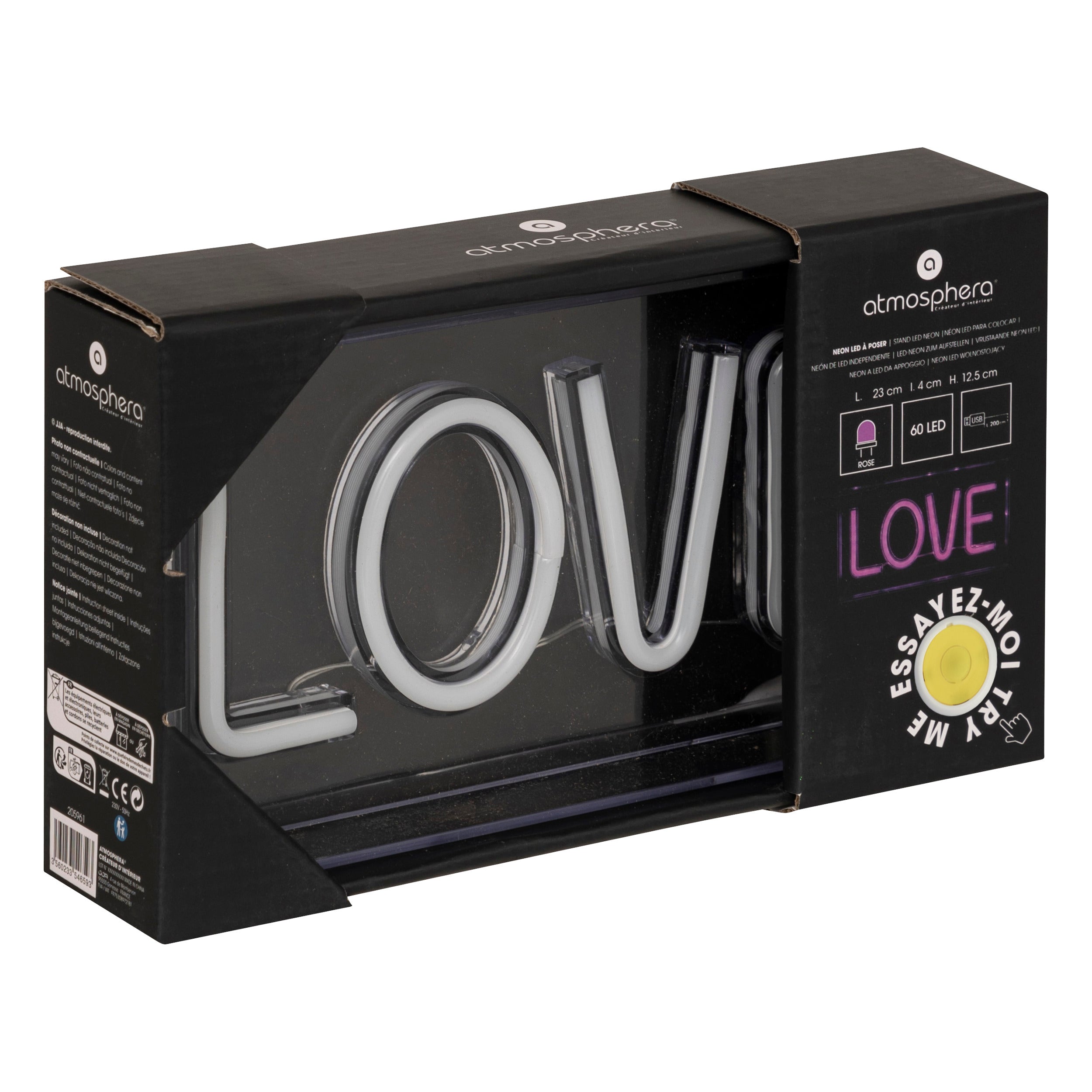 Corp de iluminat, neon LED stativ love L23 - Atmosphera