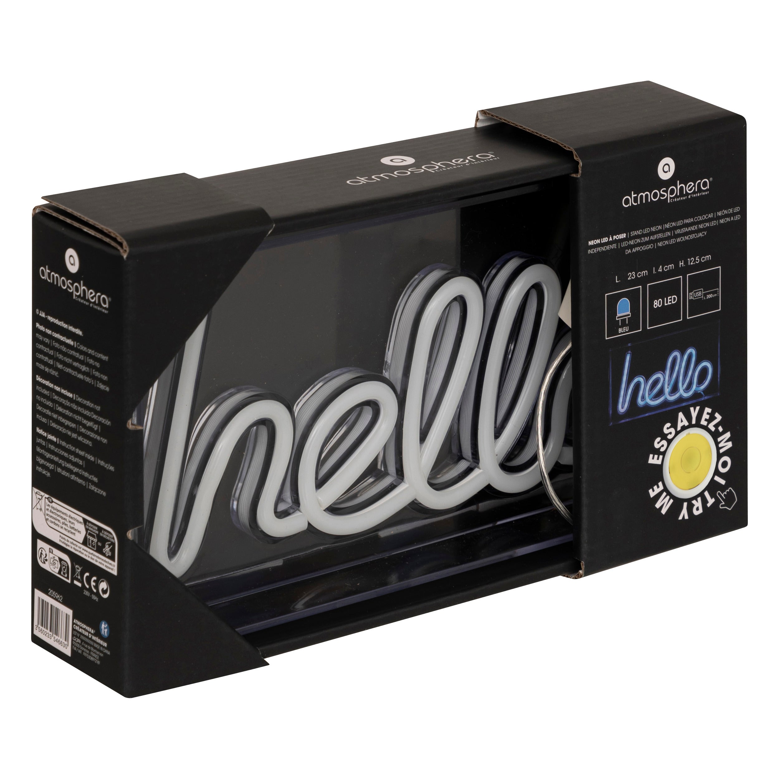 Corp de iluminat, neon LED stativ hello L23 - Atmosphera