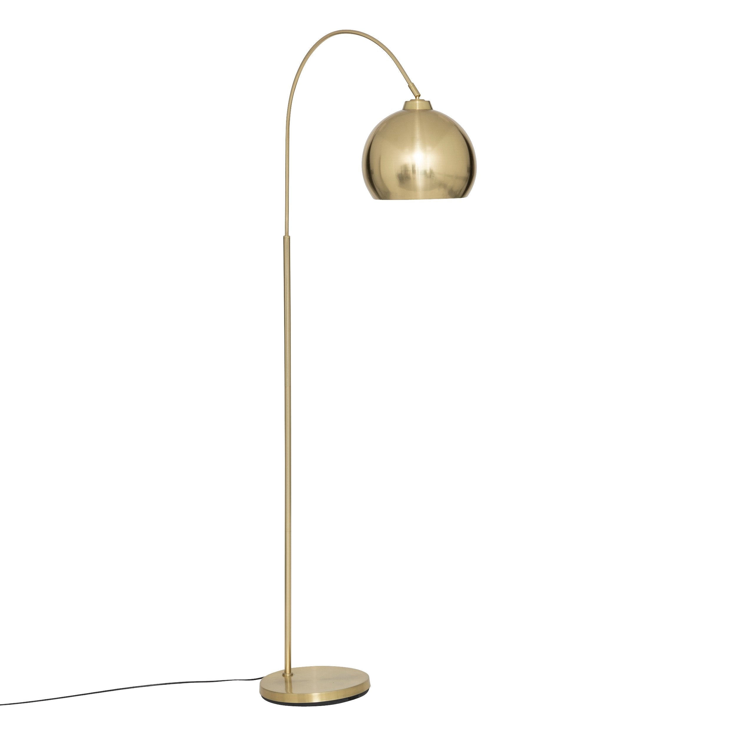 Lampadar arcuit Floris inaltime 177 cm metal auriu Atmosphera