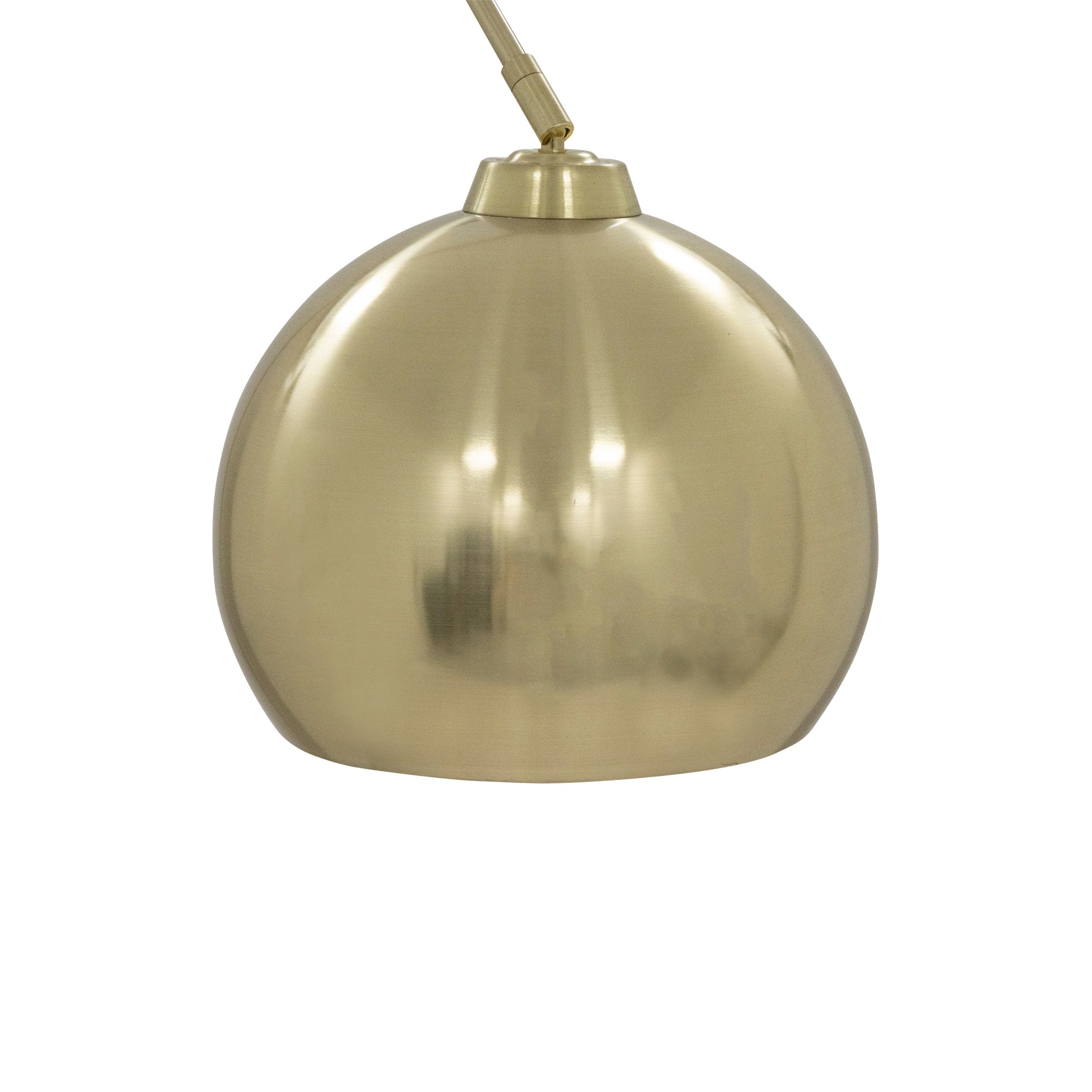 Lampadar arcuit Floris inaltime 177 cm metal auriu Atmosphera