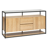Bufet Aldea cu 2 usi si 2 sertare 140 x 40 x 80 cm Atmosphera