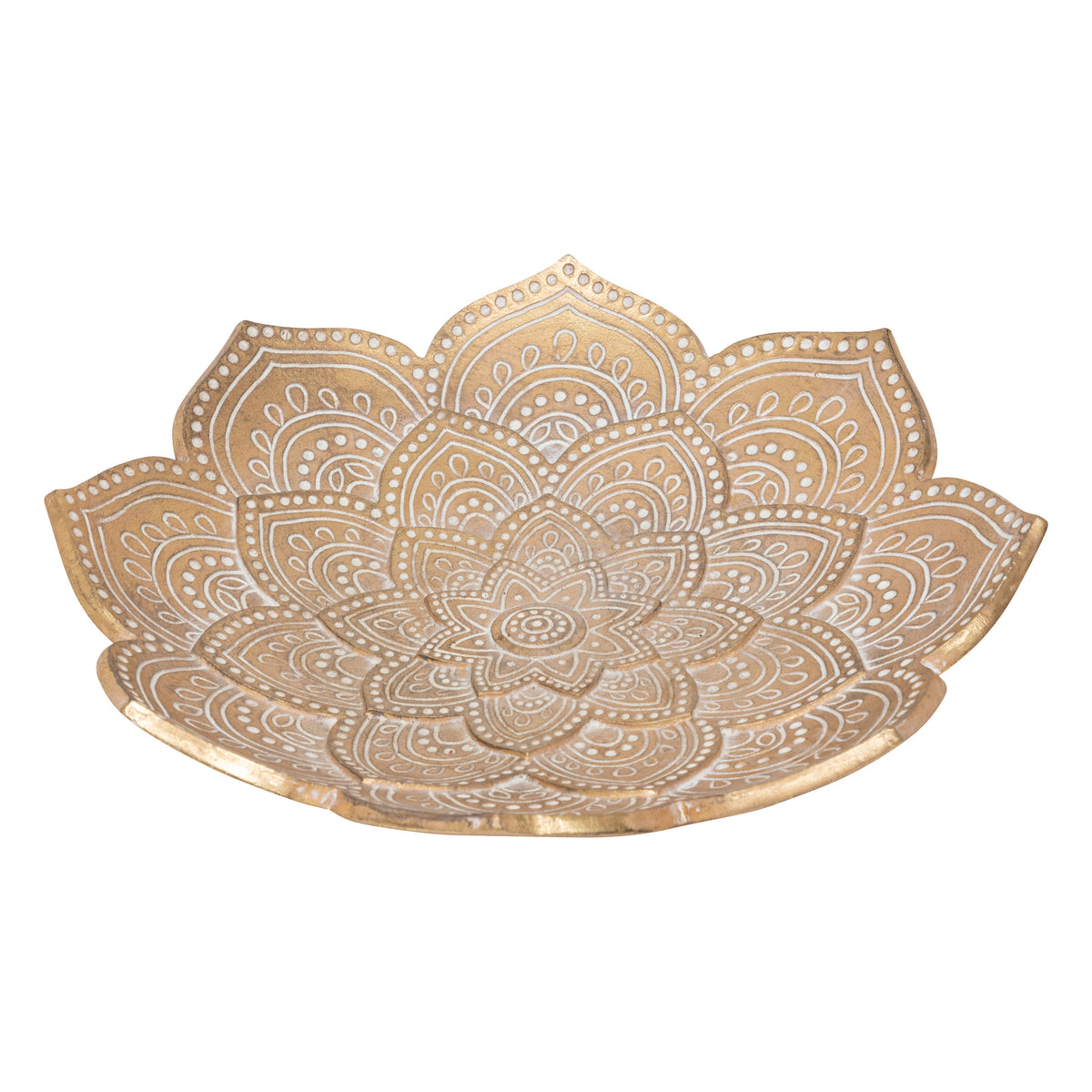 Farfurie rasina oaza aurie D29,5 cm - Atmosphera