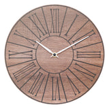 Ceas lemn D28 cm asortat - Atmosphera